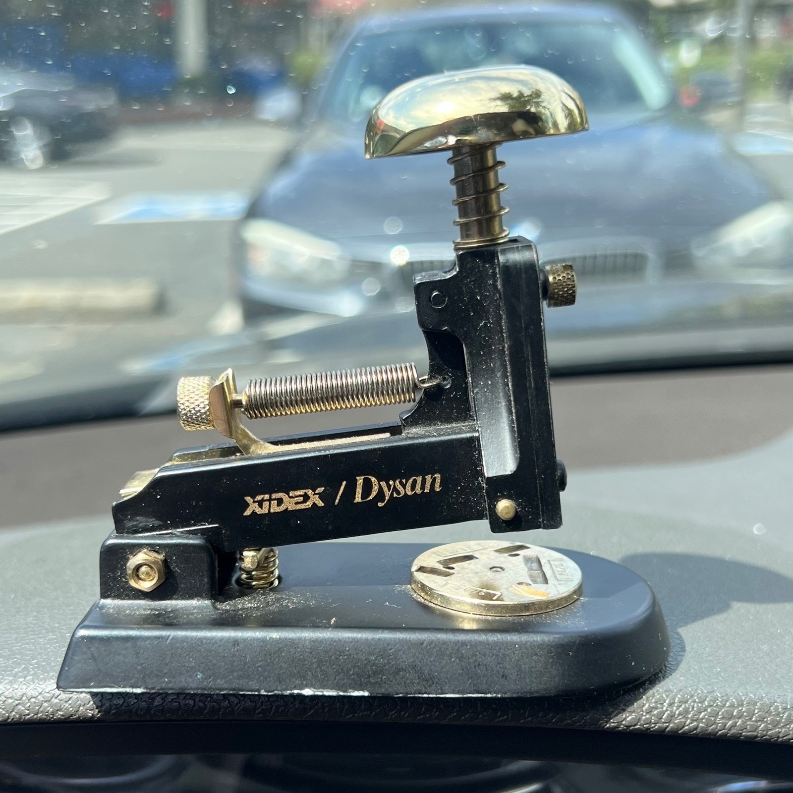 Vintage El Casco M-1 Luxury Desk Stapler Xidex Dysan Black Brass Spain Tech Vintage El Casco M-1 Luxury Desk Stapler Xidex Dysan Black Brass Spain Tech
