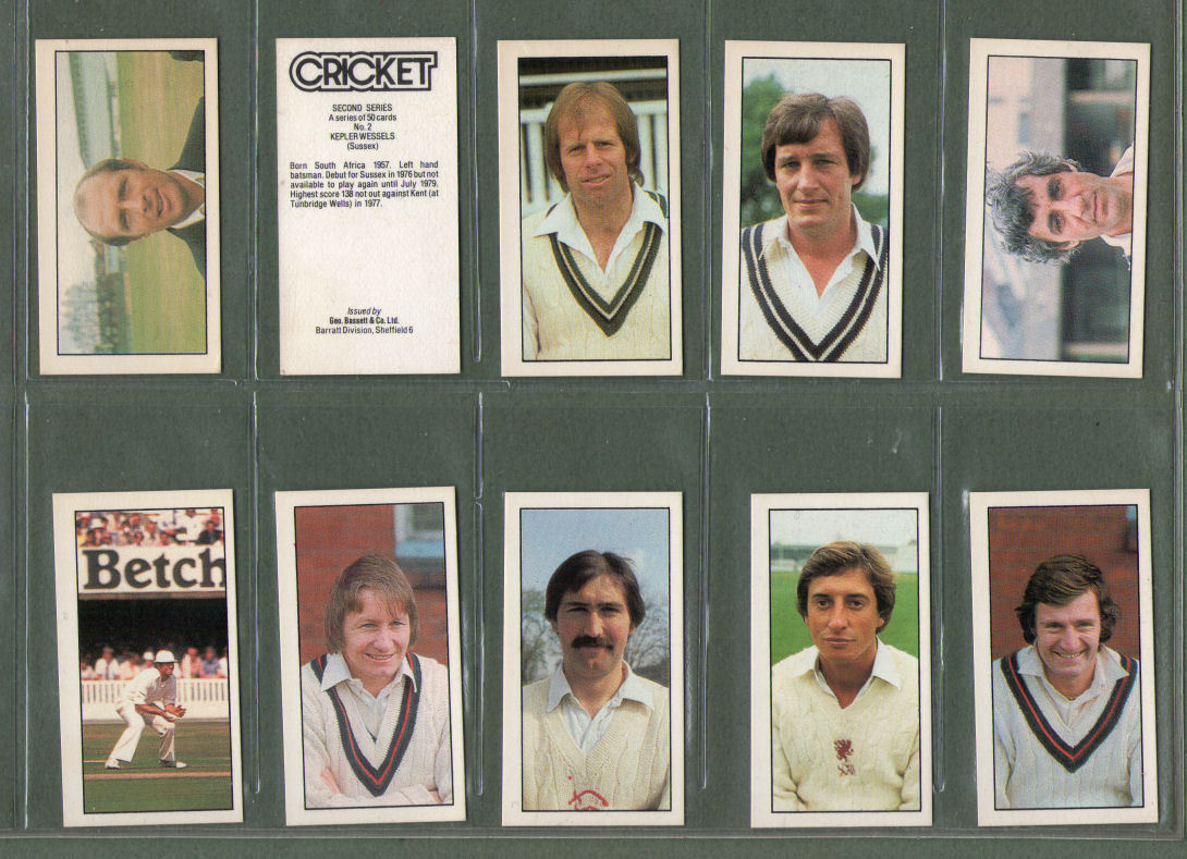 TRADE/ cigarette cards Cricket second series 1979 rare