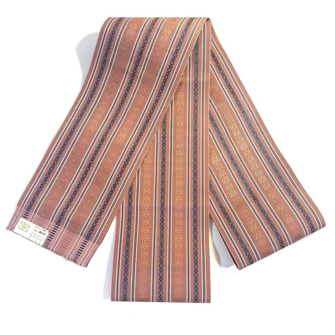 Obi Kimono 6k1897 Half-width Silk Hakata Authentic Chikuzen Ori Industry