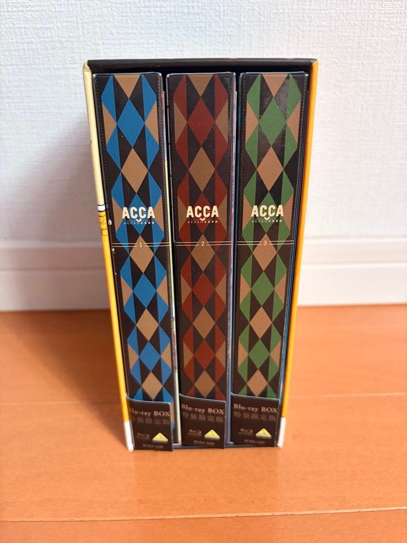 ACCA 13 Territory Inspection Dept Complete Set Blu-ray Region A Limited Edition