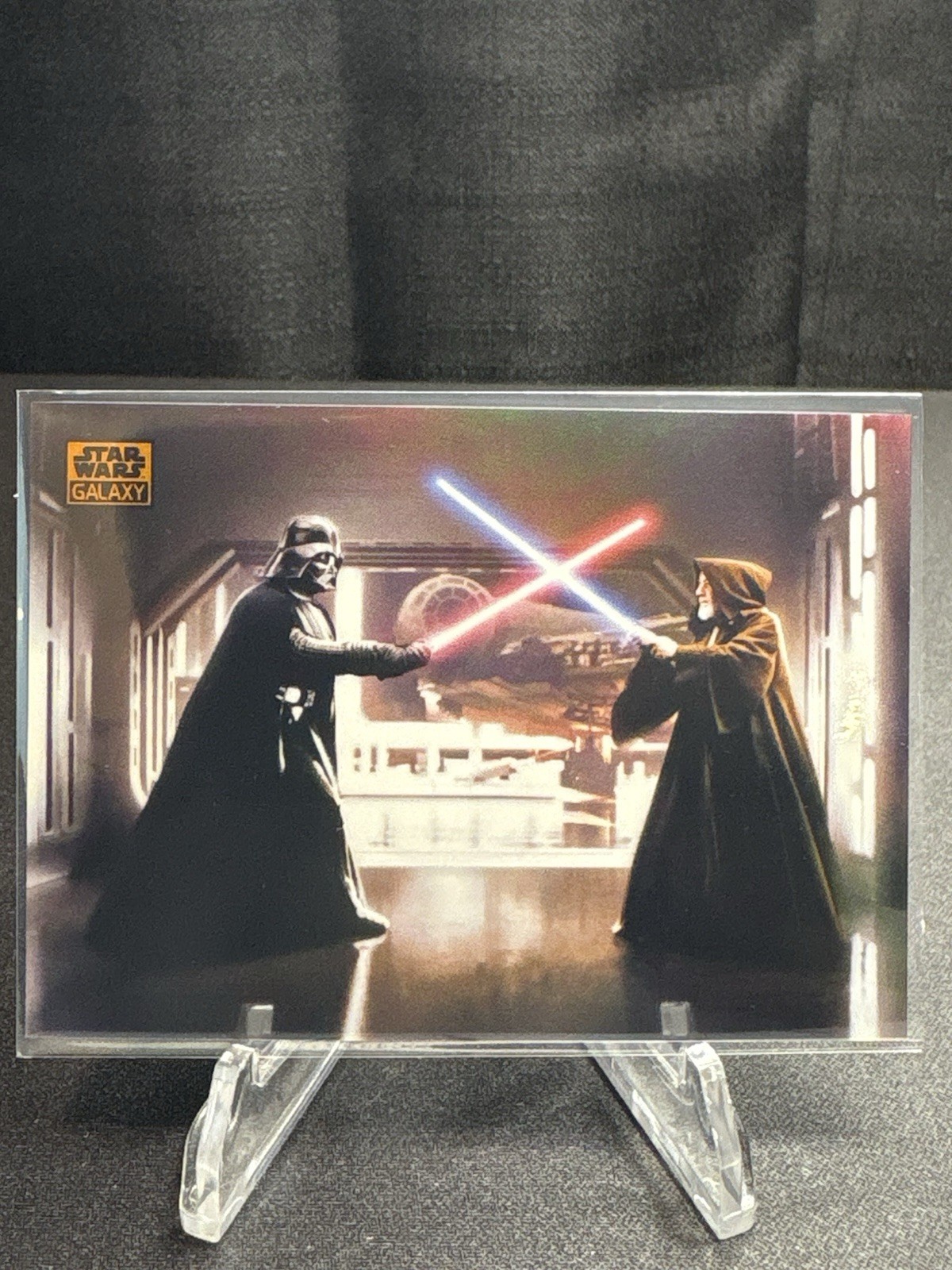 Death Star Duel 2026 Topps Star Wars Galaxy Chrome /25 Orange #85