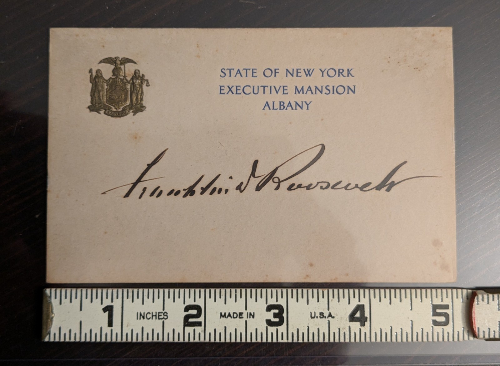 Franklin D. Roosevelt Autograph - 32nd US President FDR