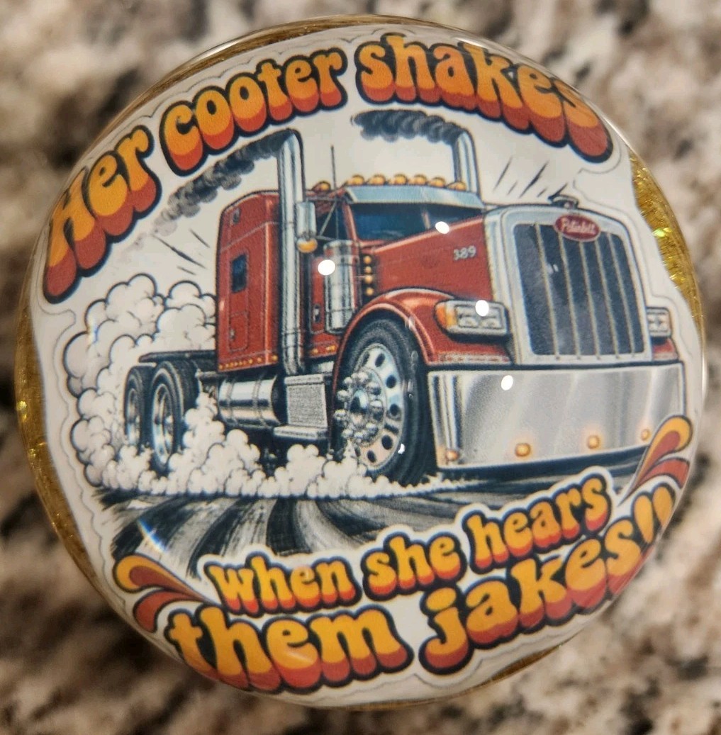 Vintage Custom Shift Knob Trucker Rat Fink  Hot Rod, Rat Rod, Mooneyes Peterbilt