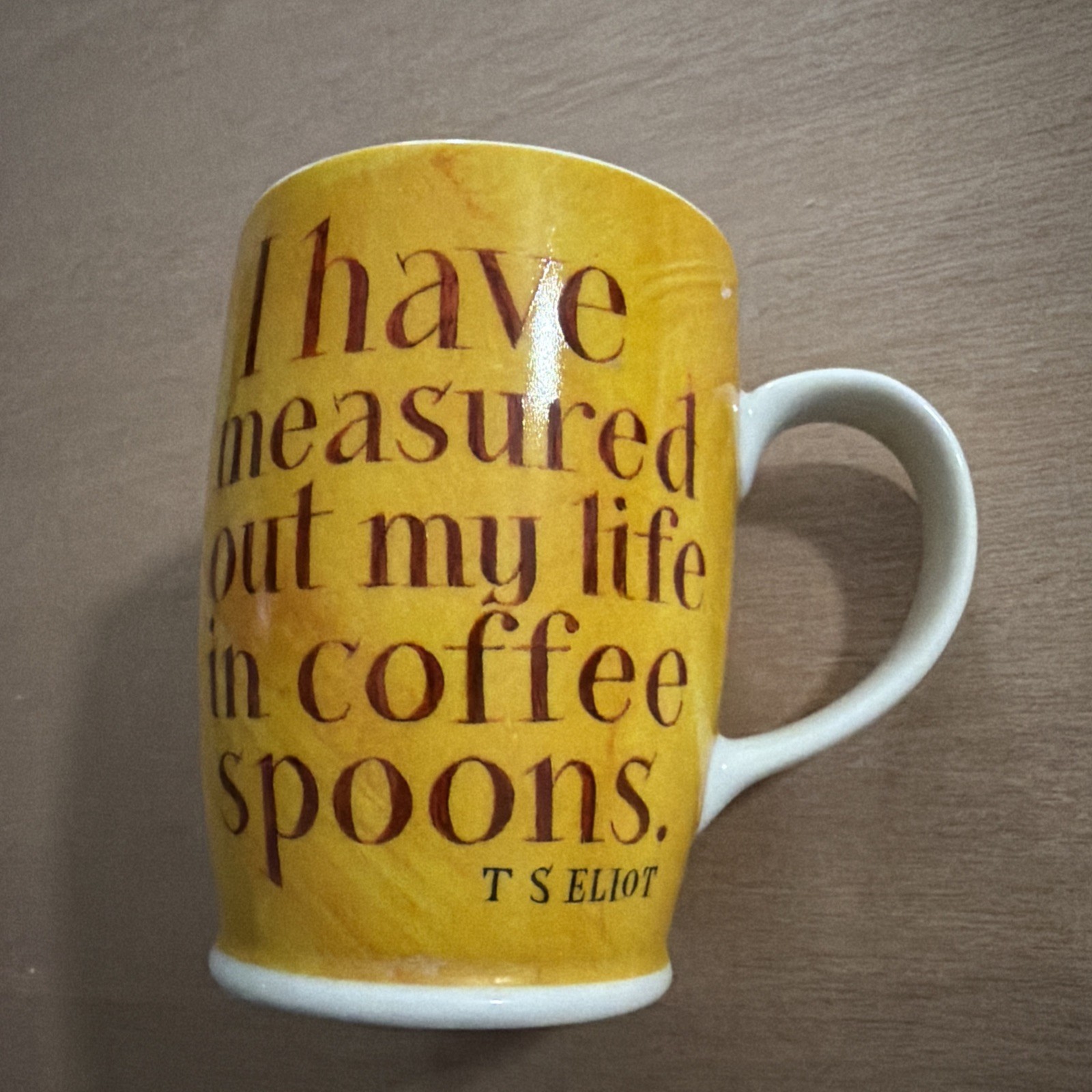 T S Eliot Quote Coffee Mug Rare Barnes & Noble Poem Love SongJ. Alfred Prufrock T S Eliot Quote Coffee Mug Rare Barnes & Noble Poem Love SongJ. Alfred Prufrock