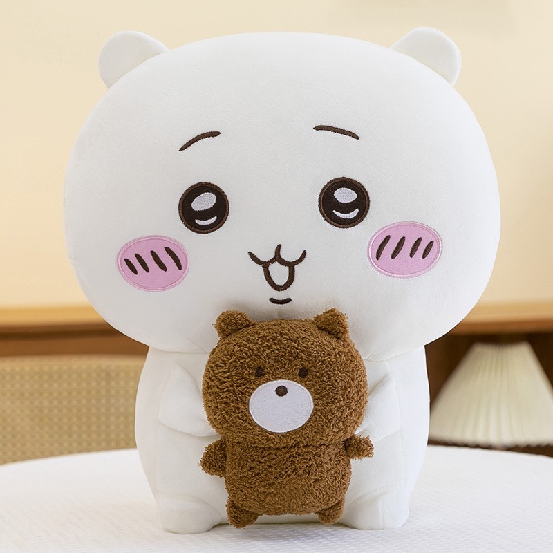 Chiikawa with bear Plush Doll Stuffed Toy S Chiikawa Anime 30CM Chiikawa with bear Plush Doll Stuffed Toy S Chiikawa Anime 30CM