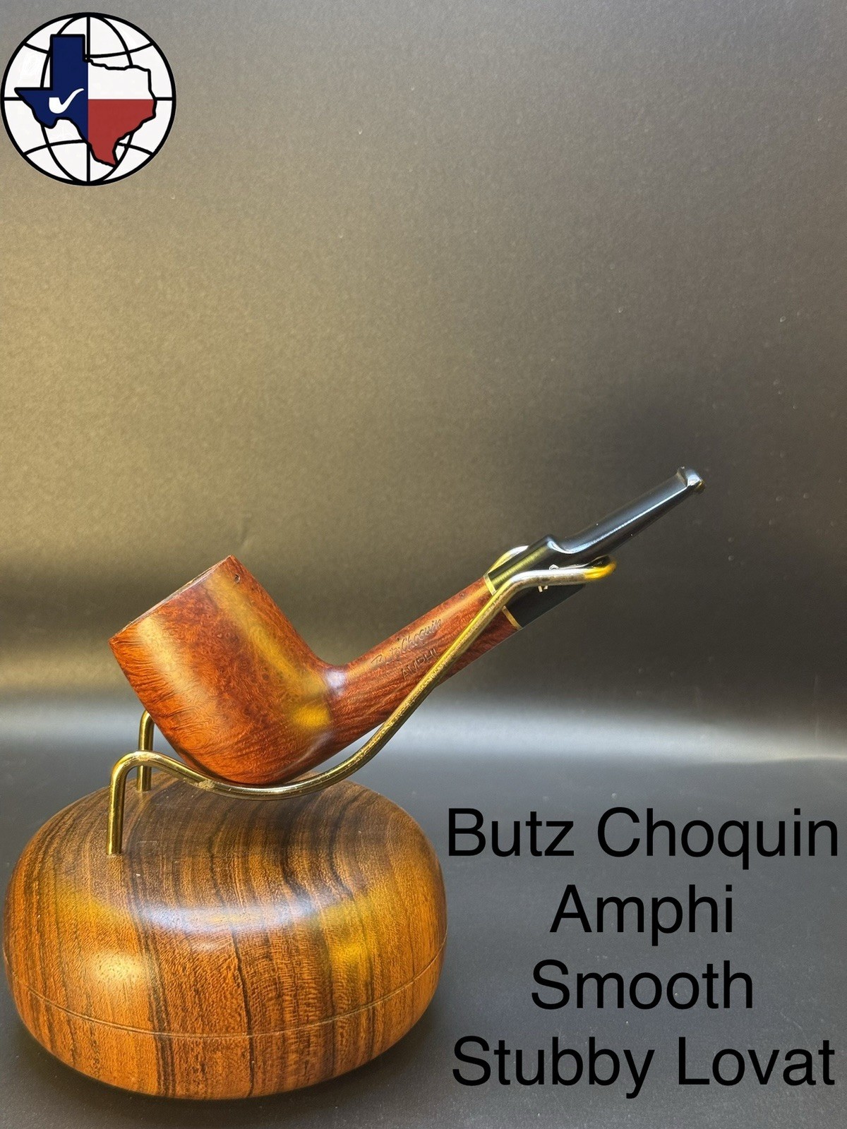 Vintage Butz Choquin Amphi Smooth Stubby Lovat Tobacco Pipe