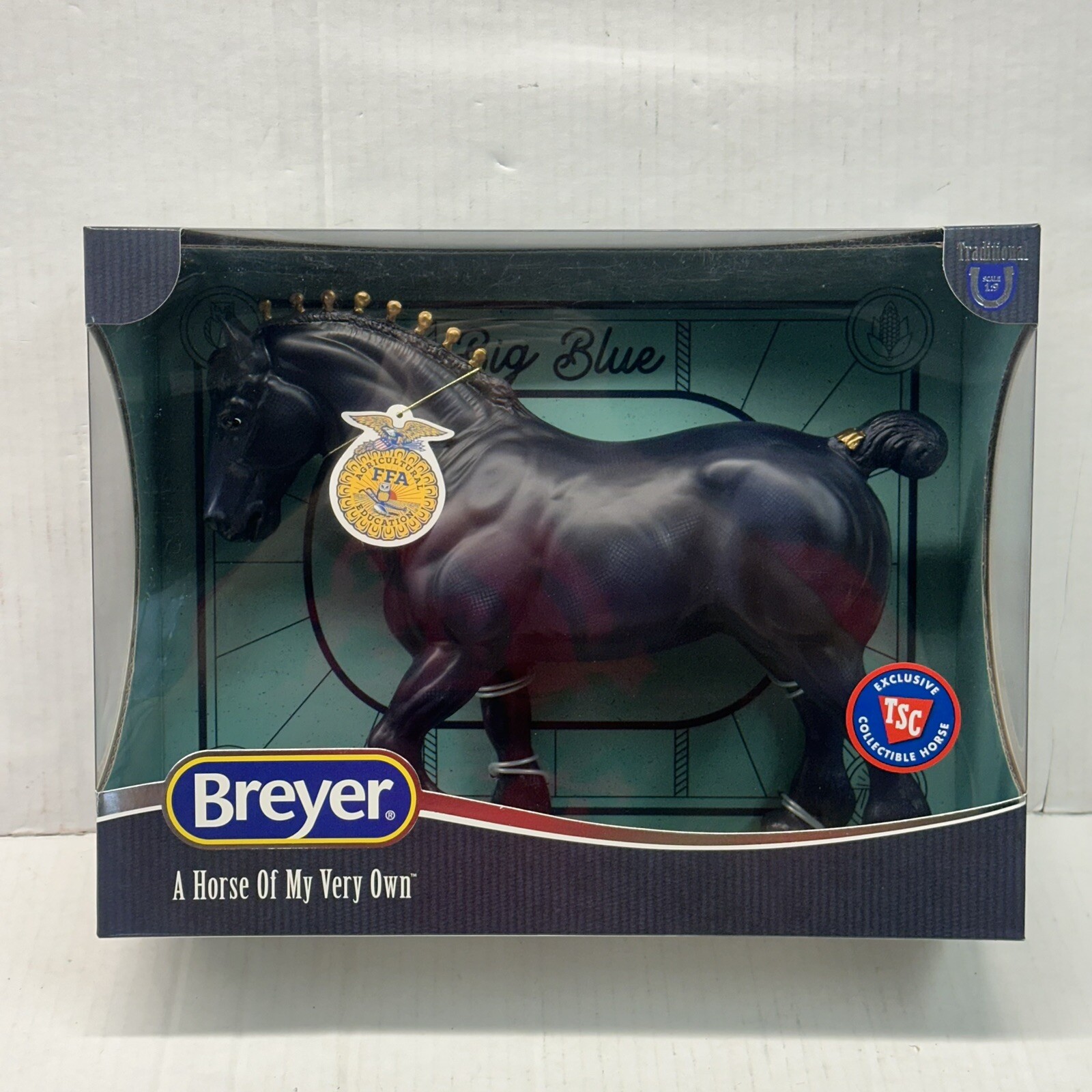 Breyer TSC Exclusive Big Blue FFA Clydesdale Horse Limited Edition 1:9 scale