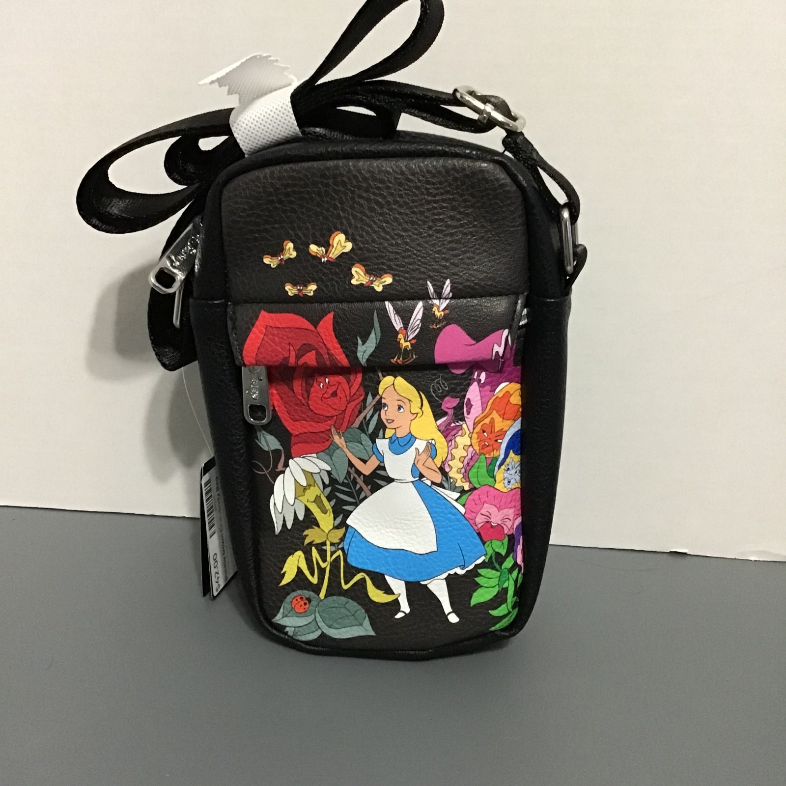 Loungefly Disney Alice Wonderland Flowers Convertible Crossbody Purse NWT Rare