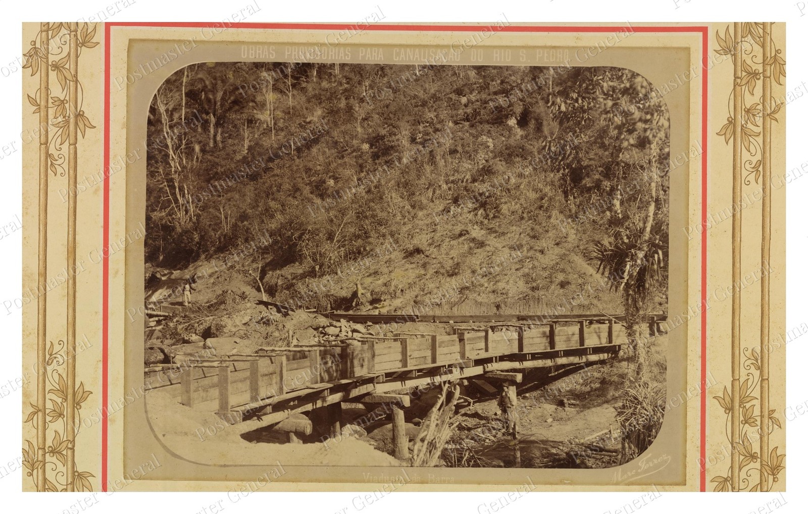 Rio de Janeiro Barra Viaduct Standard Postcard COPY RPPC