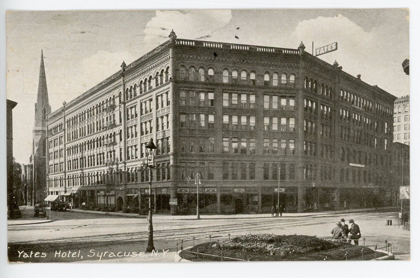 Antique Postcard Syracuse, NY Yates Hotel Divided Back Posted 1910