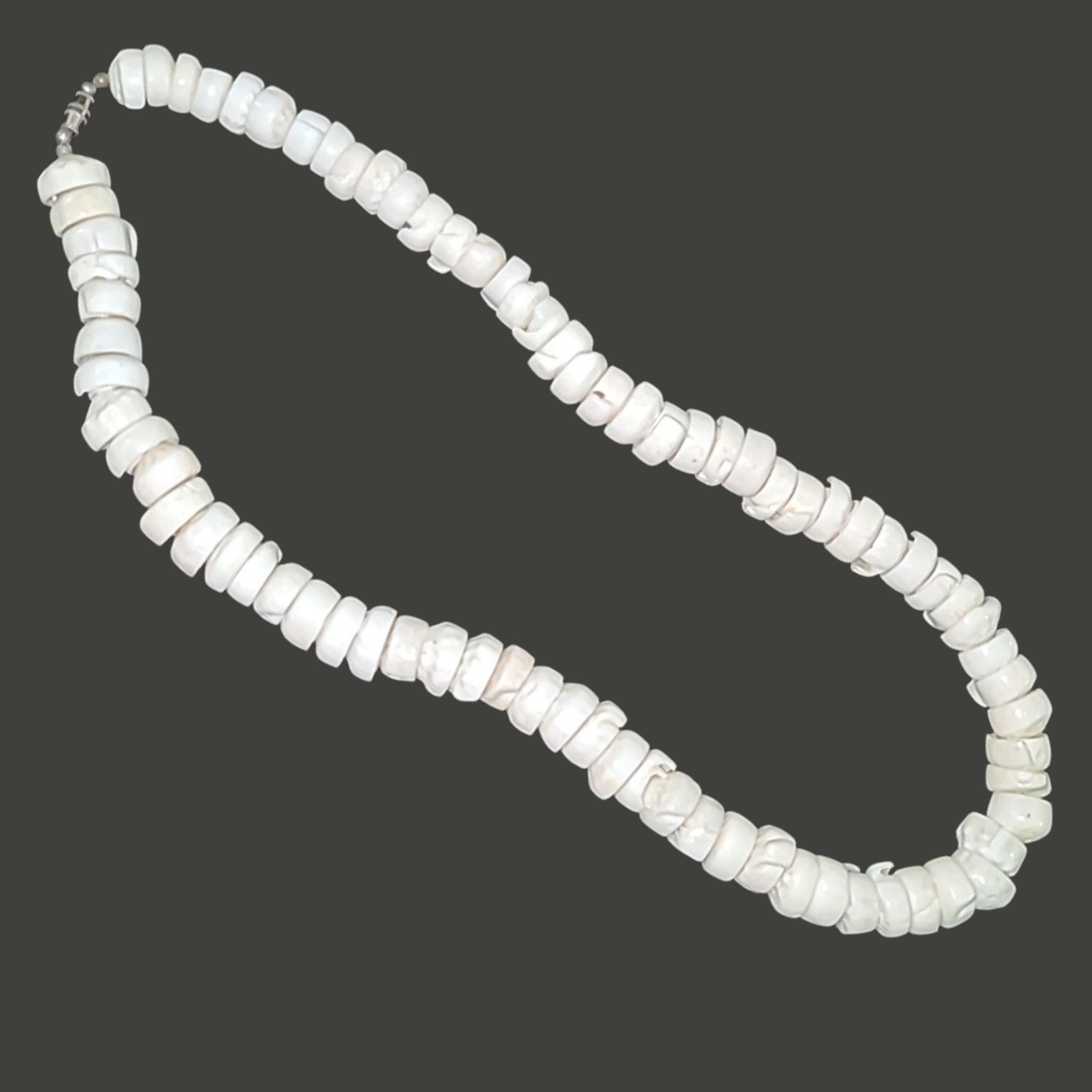 Vintage Genuine Hawaiian Puka Shell Necklace 16mm 150g 24 In Surfer Natural Vintage Genuine Hawaiian Puka Shell Necklace 16mm 150g 24 In Surfer Natural