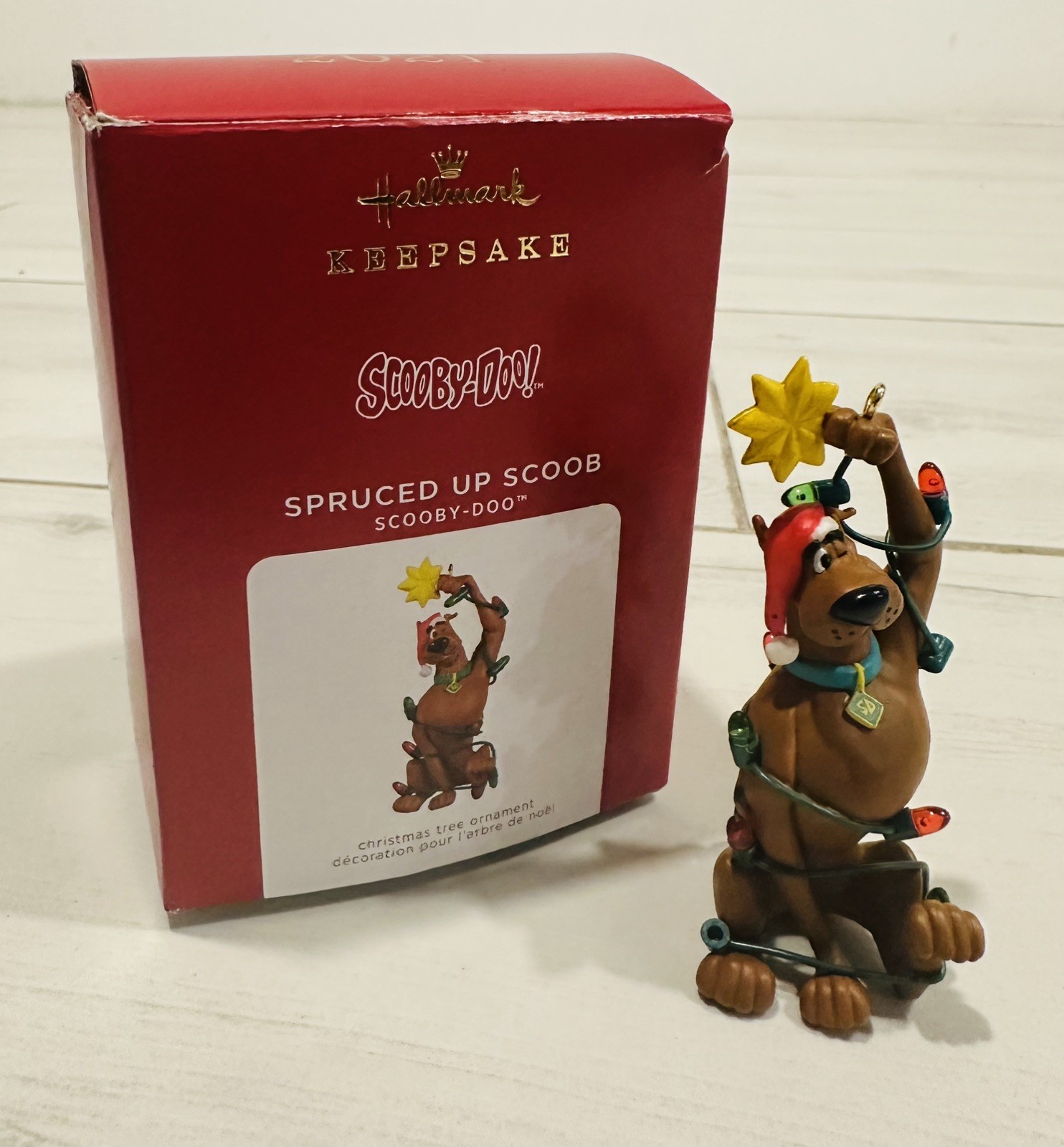 2021 Hallmark Keepsake SPRUCED UP SCOOB Scooby-Doo Christmas Ornament In Box