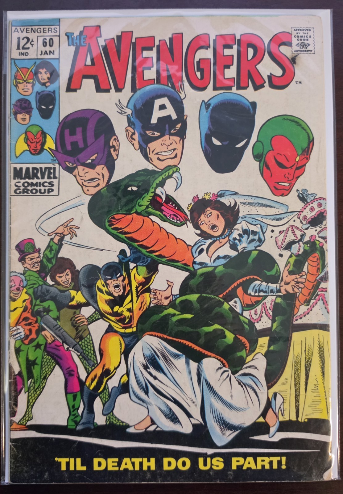 The Avengers #60 VG (Marvel Comics January 1969) The Avengers #60 VG (Marvel Comics January 1969)