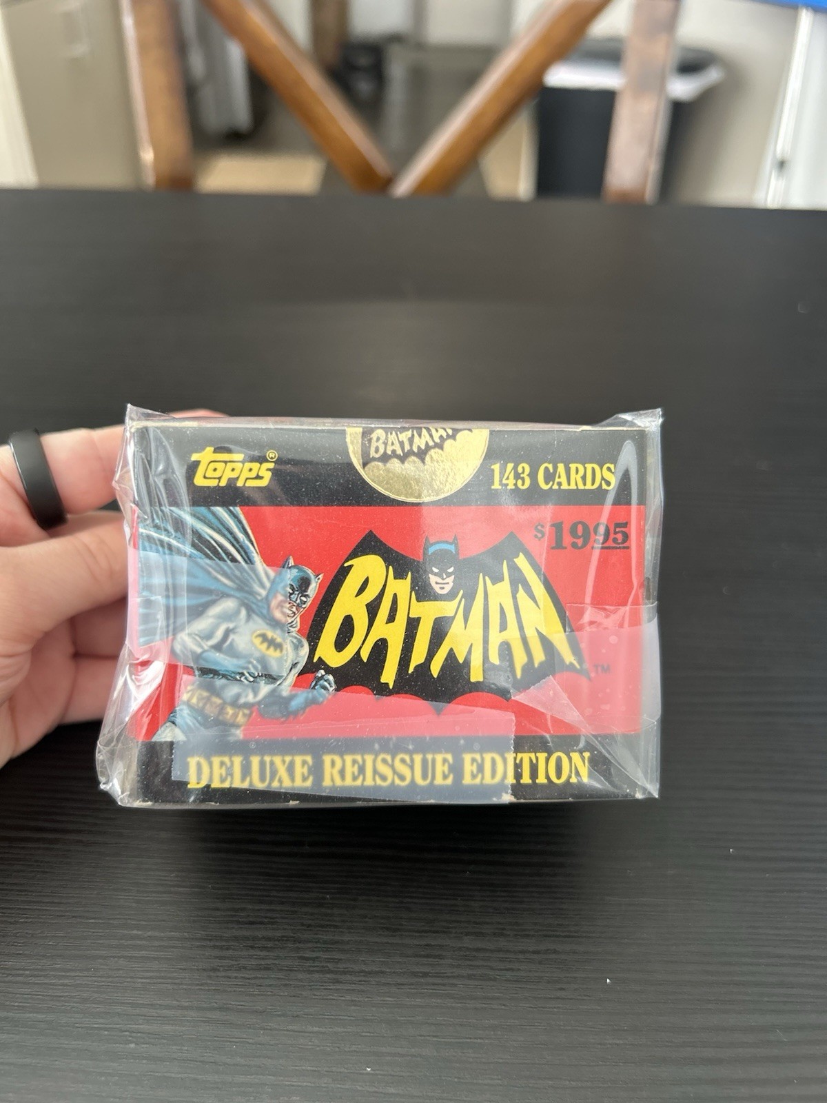 NEW SEALED 1989 Topps Batman 1966 Deluxe Reissue Complete 143 Card Set NICE