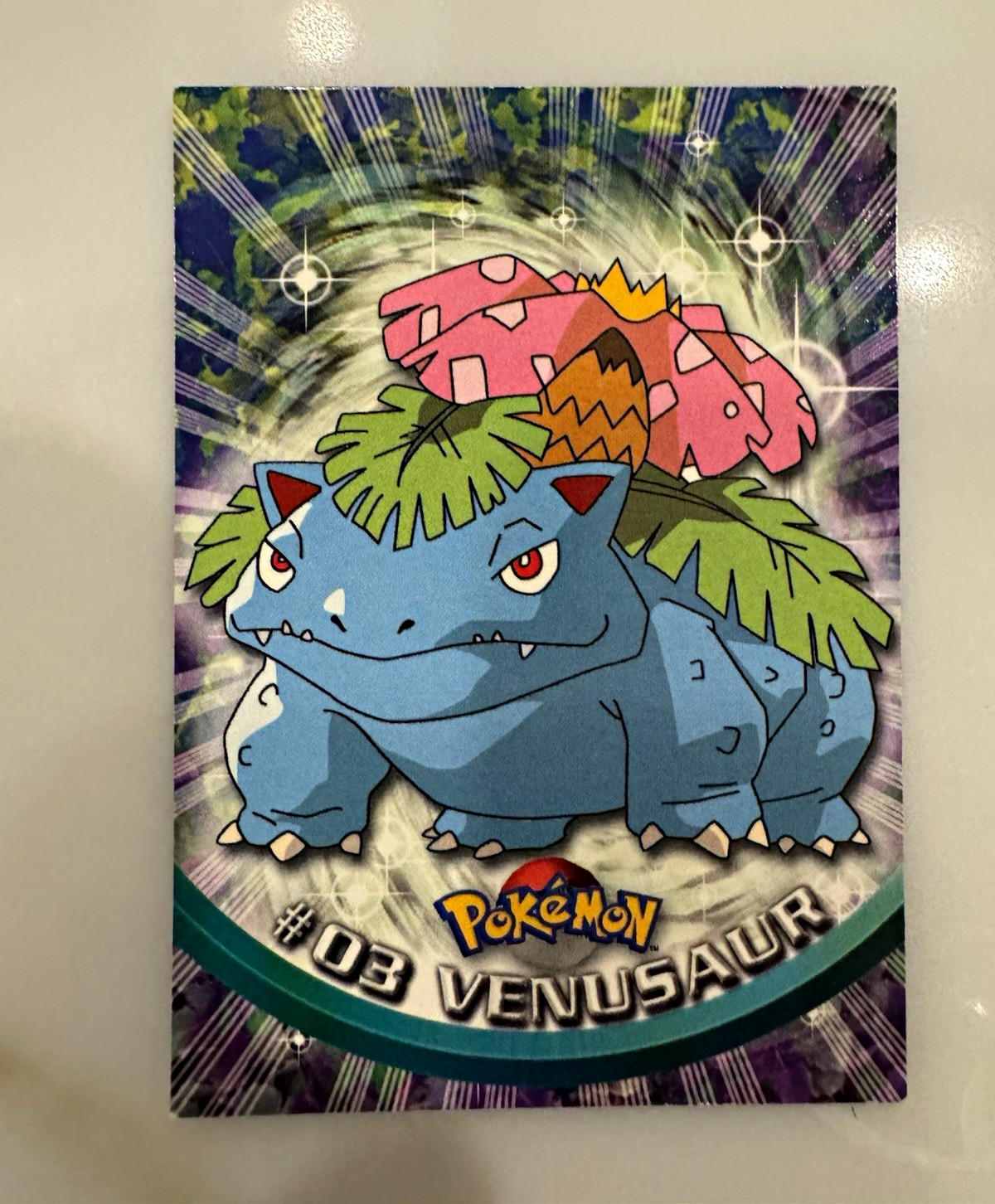Topps Pokémon 1999 TV Animation Edition #03 Venusaur