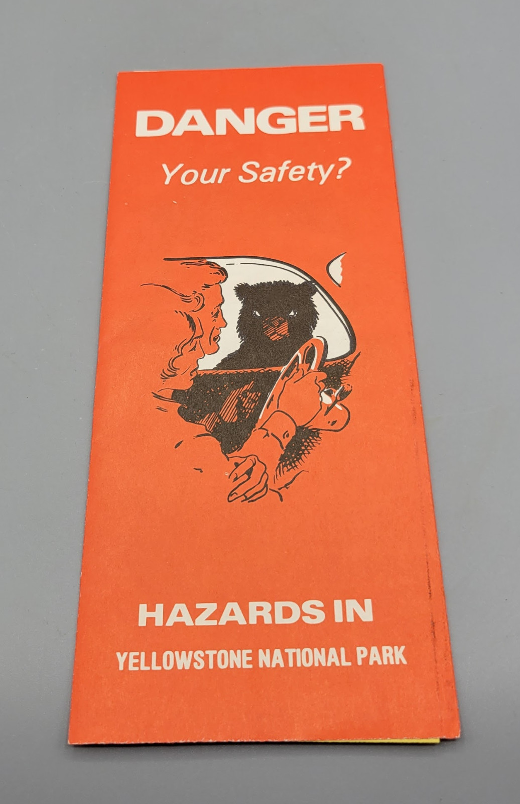 Danger Your Safety Hazards Yellowstone National Park 1970s Wyoming Vtg Brochure Danger Your Safety Hazards Yellowstone National Park 1970s Wyoming Vtg Brochure
