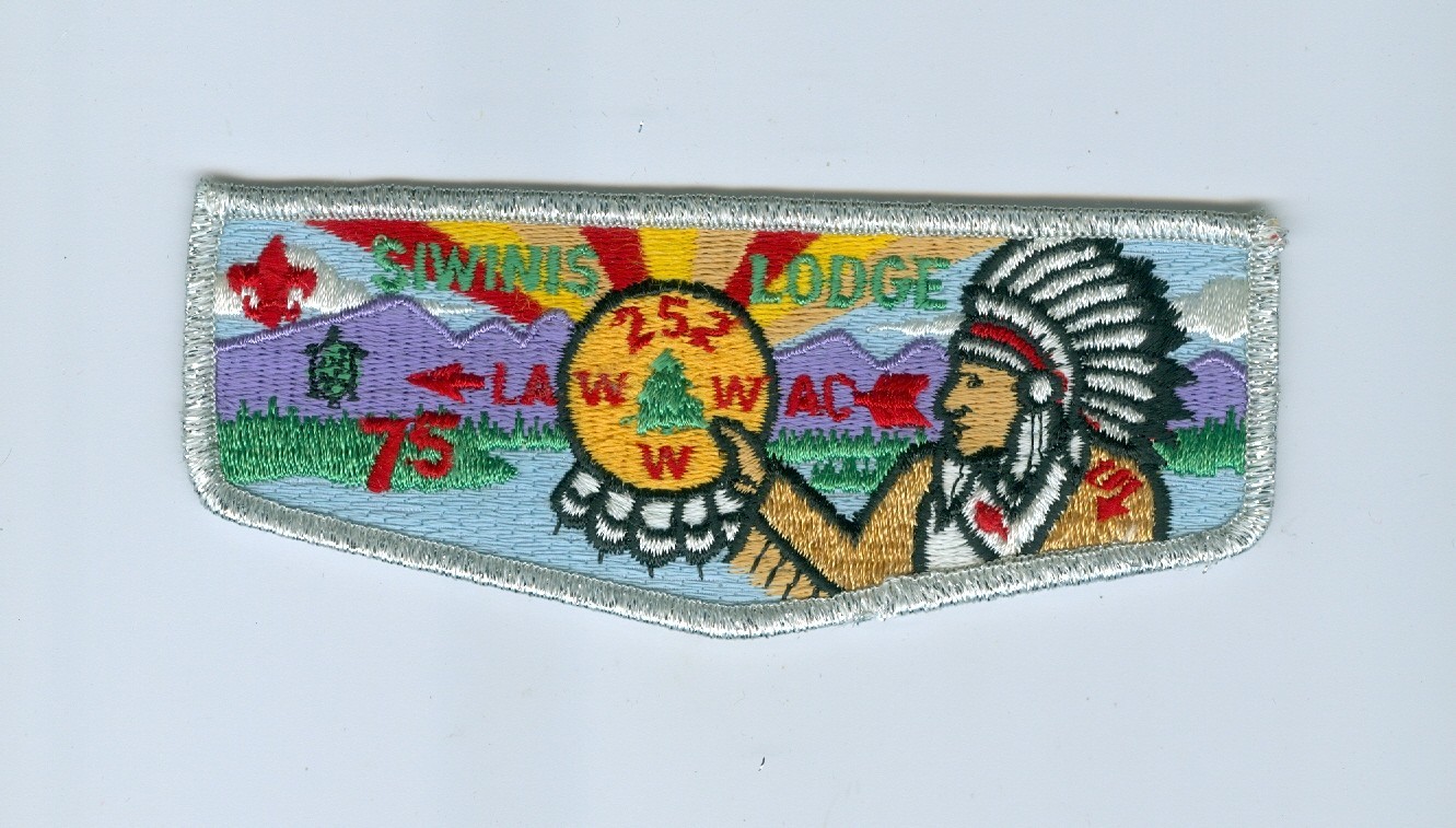 OA  Lodge 252 Siwinis 75th OA flap  dl