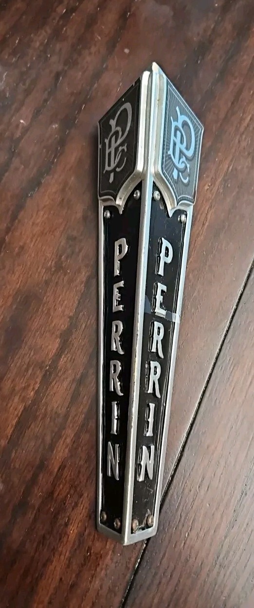 Perrin Brewing Company Beer Tap Handle 10.5 inch Silver & Black Fast Shipping 🍺 Perrin Brewing Company Beer Tap Handle 10.5 inch Silver & Black Fast Shipping 🍺