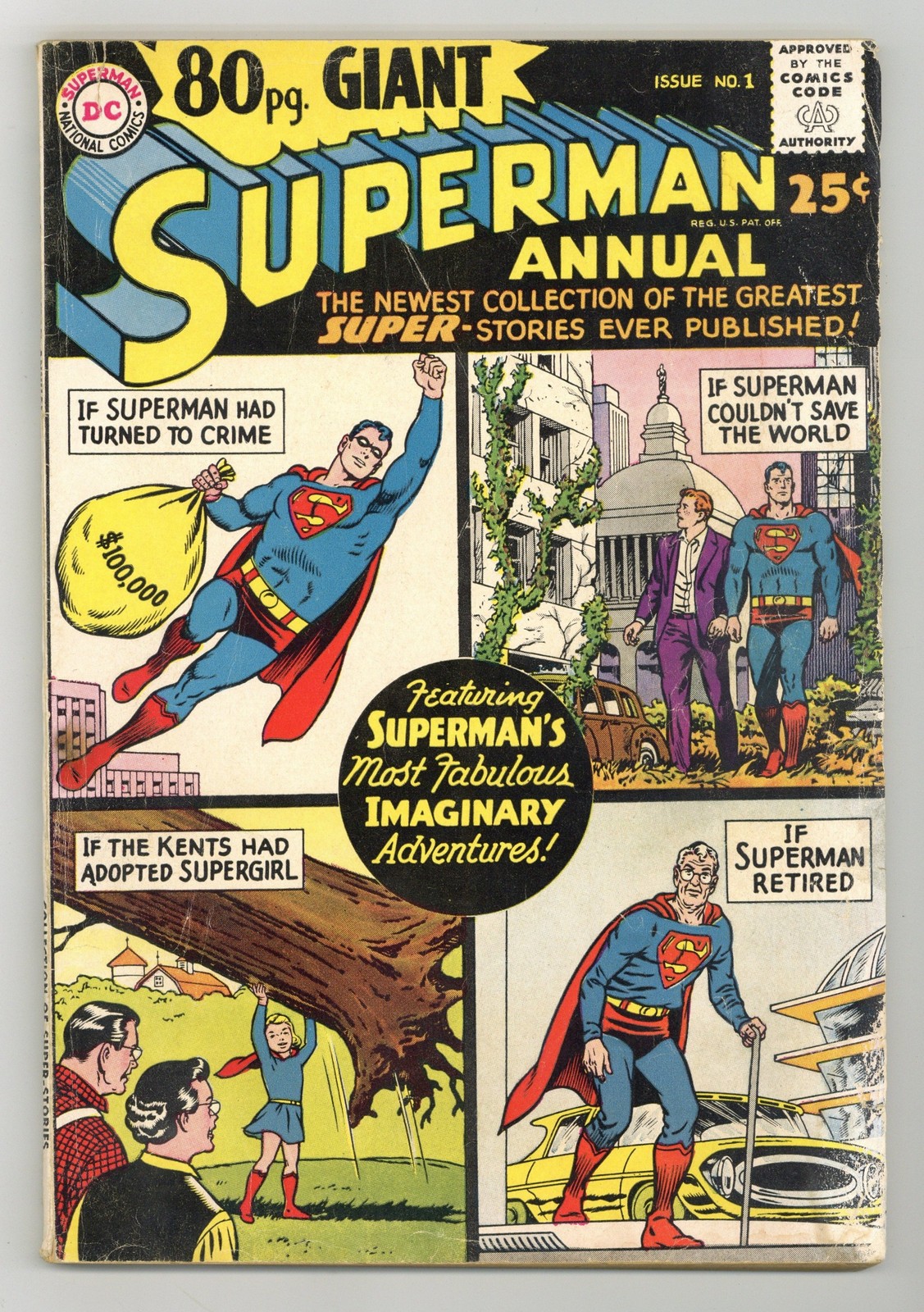 Eighty Page Giant #1 GD+ 2.5 1964 Low Grade