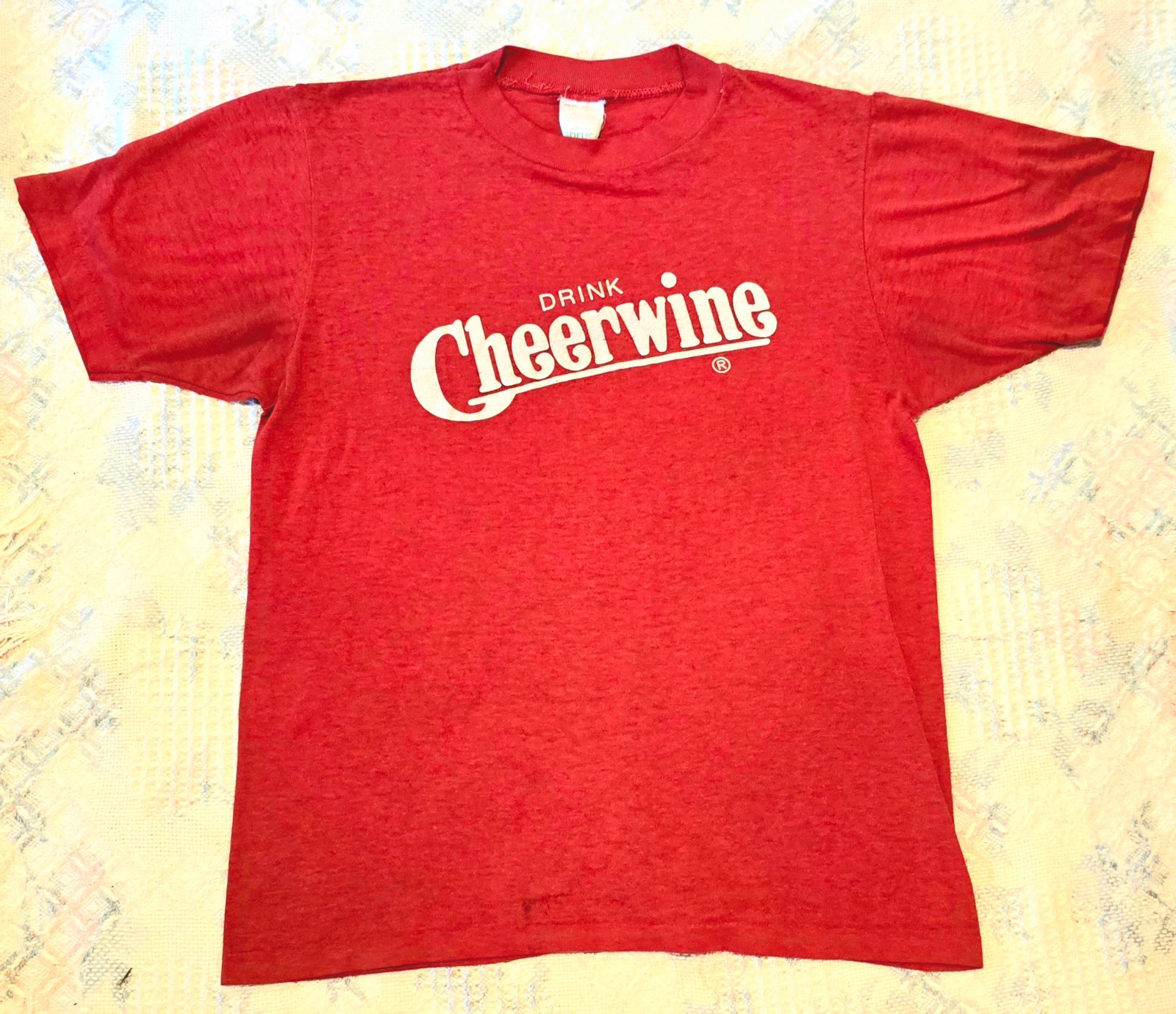 RARE VINTAGE CHEERWINE TSHIRT 70s 80s SPRUCE BRAND SINGLE STITCH- SIZE SMALL RARE VINTAGE CHEERWINE TSHIRT 70s 80s SPRUCE BRAND SINGLE STITCH- SIZE SMALL