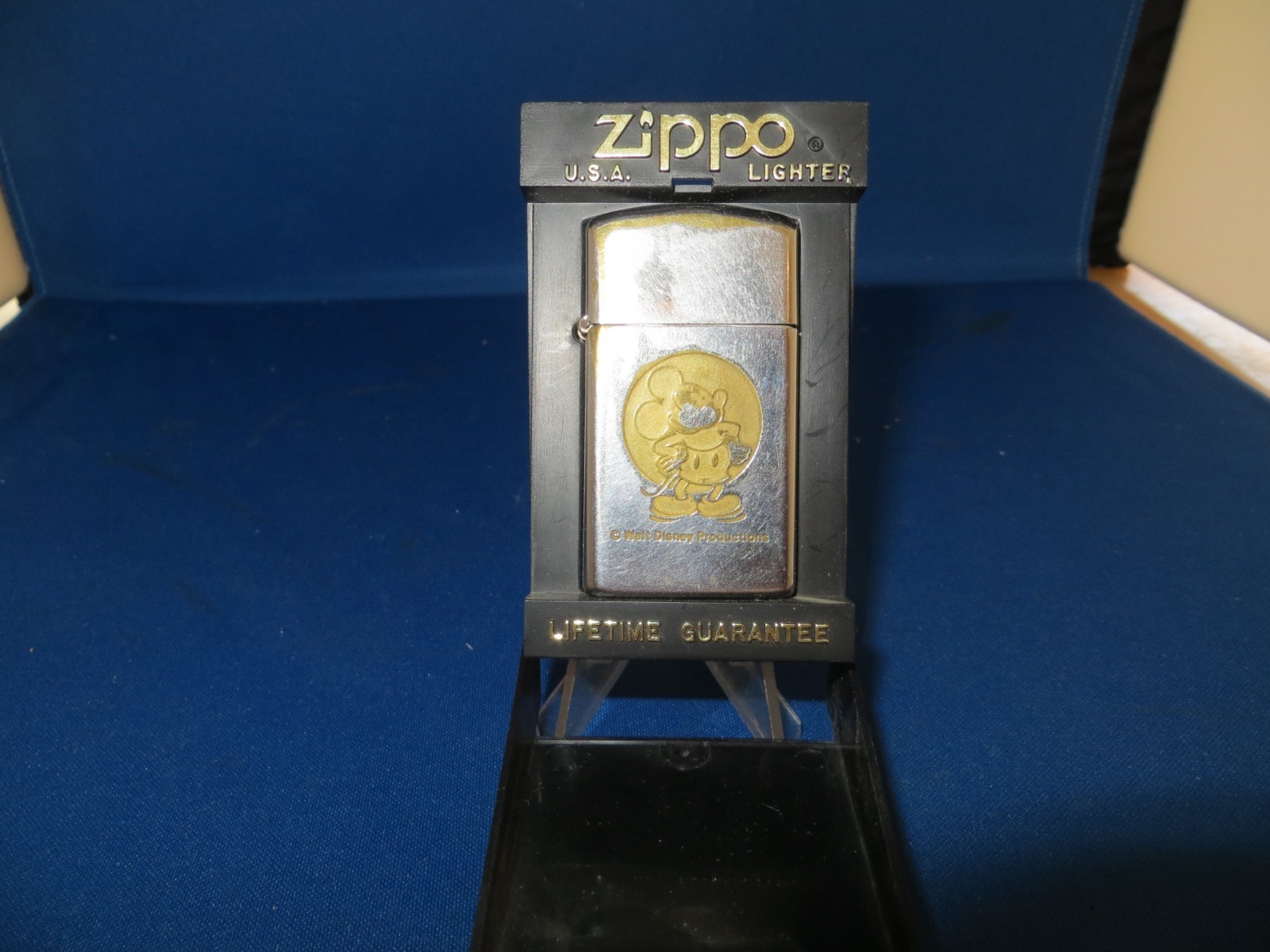 Vintage Walt Disney Production Mickey Mouse Zippo Lighter Vintage Walt Disney Production Mickey Mouse Zippo Lighter