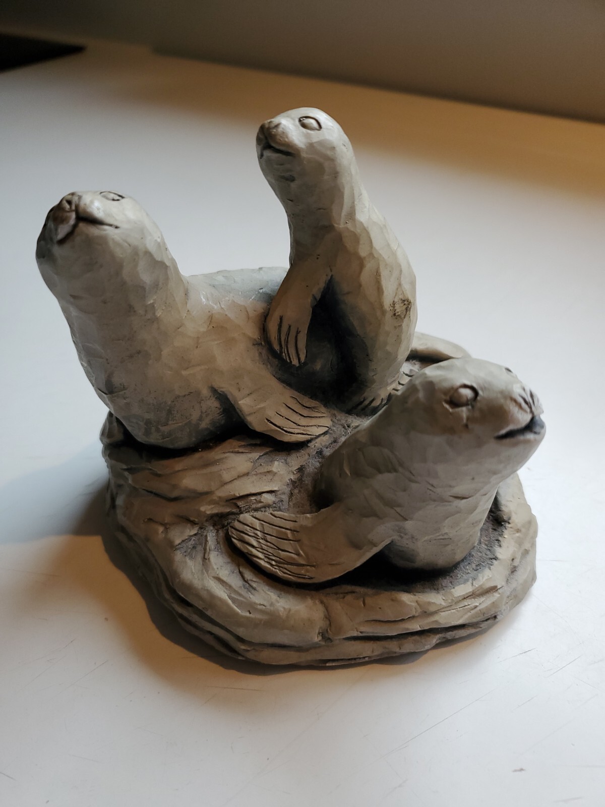 Glacial Ice Age Sculptures, Alaska Sealions.