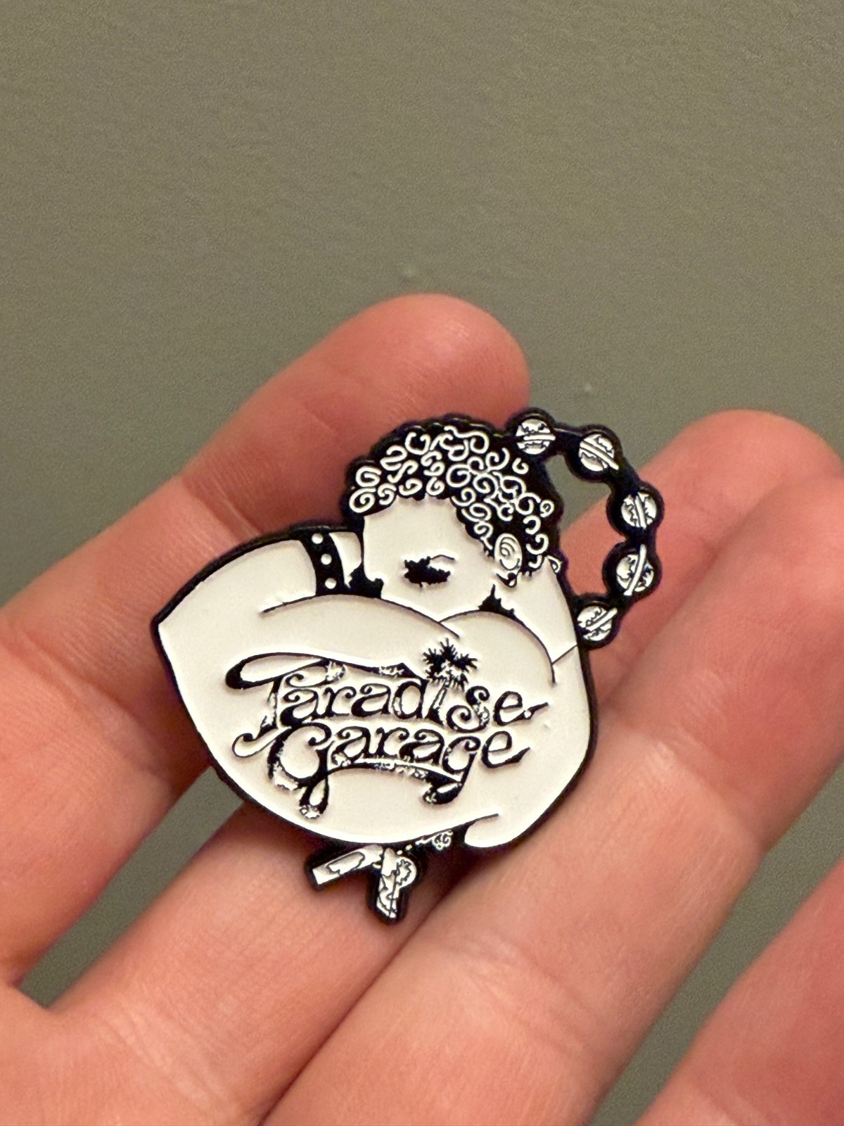 Paradise Garage enamel Pin Lapel - Larry Levan, New York City Nightclub Disco