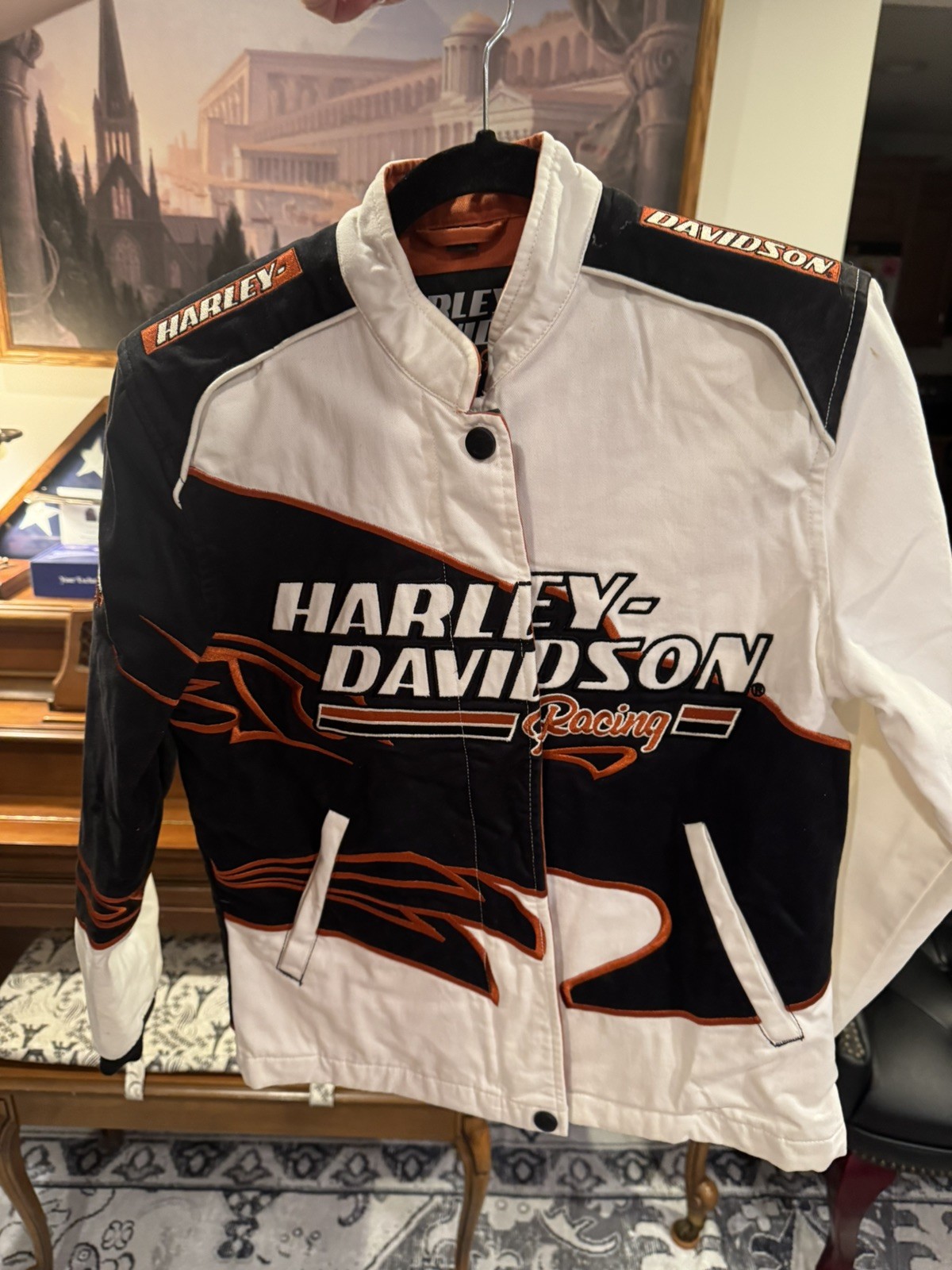 vintage Harley-Davidson Screamin' Eagle women's racing jacket size small vintage Harley-Davidson Screamin' Eagle women's racing jacket size small