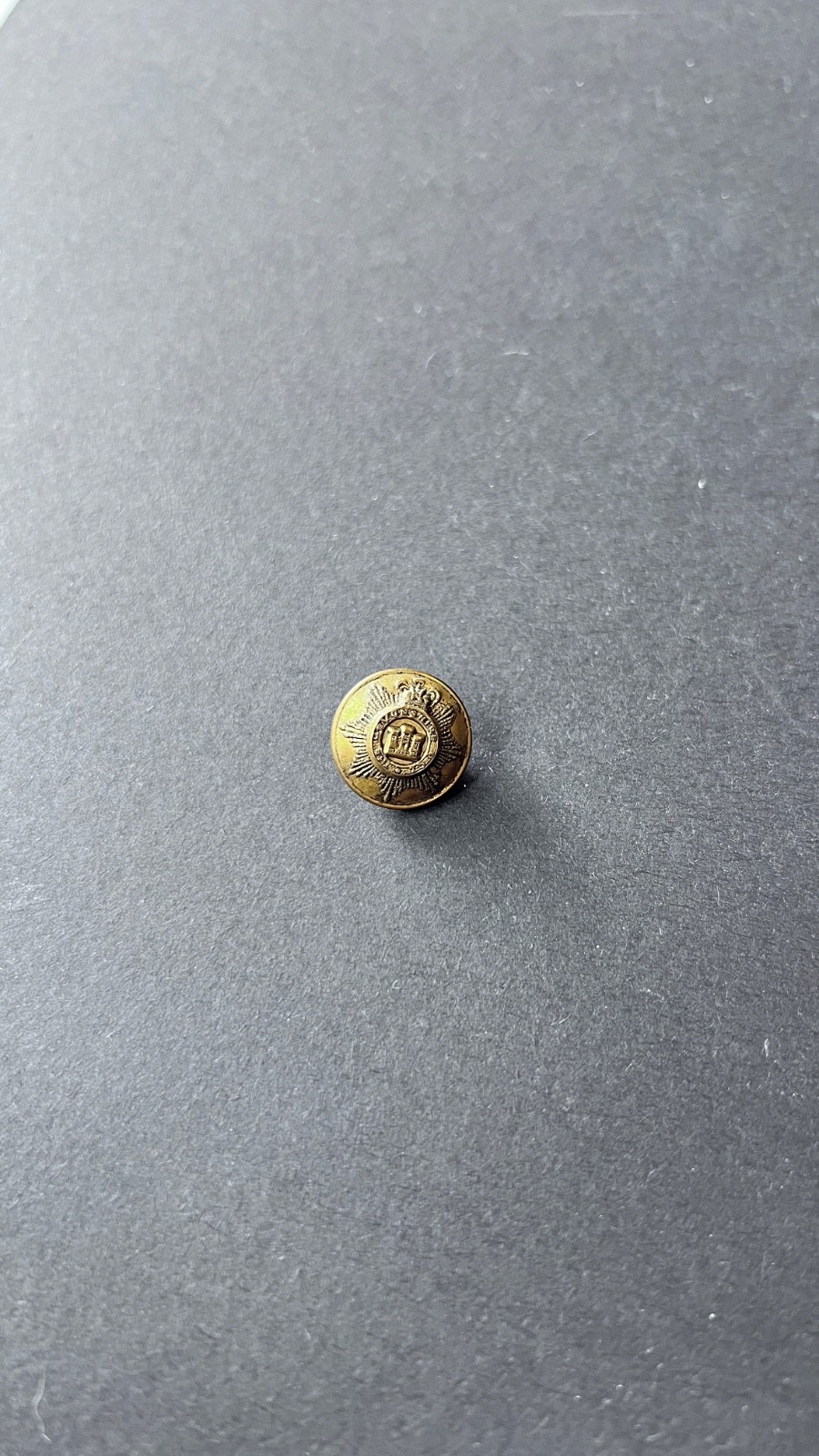 Antique Devonshire Regiment Brass Uniform Button British Army Military Victorian Antique Devonshire Regiment Brass Uniform Button British Army Military Victorian