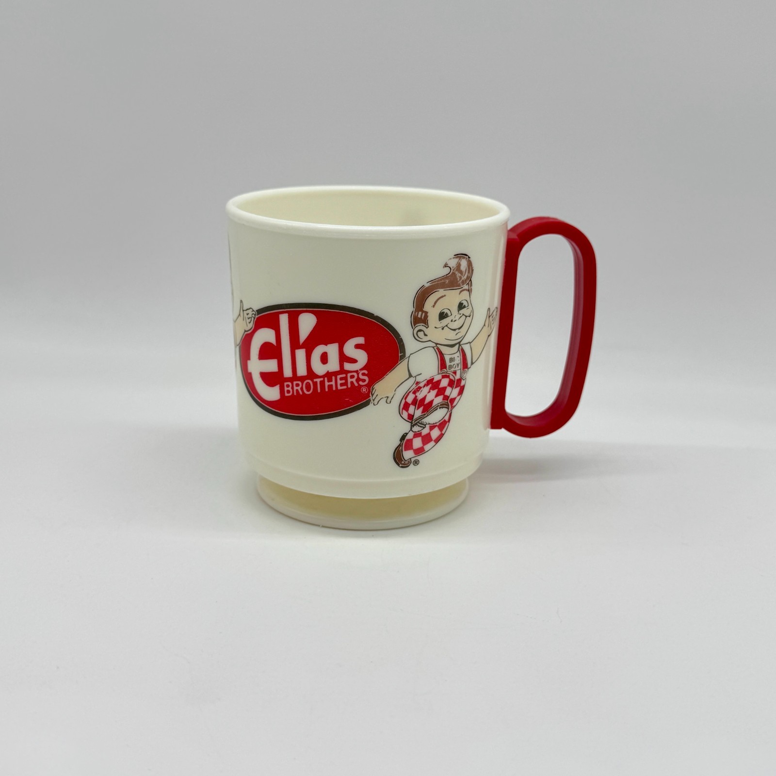Vintage Elias Brothers Plastic Mug / Cup Made in USA Restaurant Promo