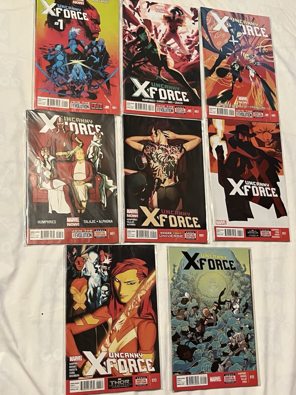 Uncanny X-Force #1-16 VF complete series - Sam Humphries - Marvel set