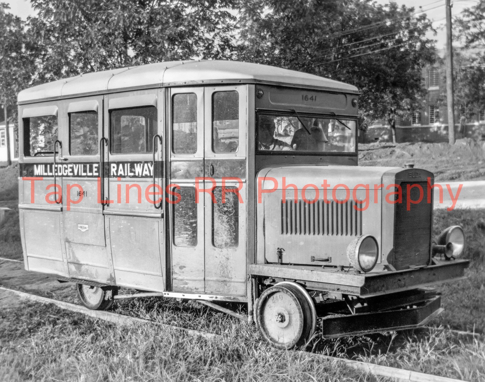 Milledgeville Ry. #1641 Buda Co. Built Rail Bus Hardwick Ga c1939 NEW 8x10 PHOTO