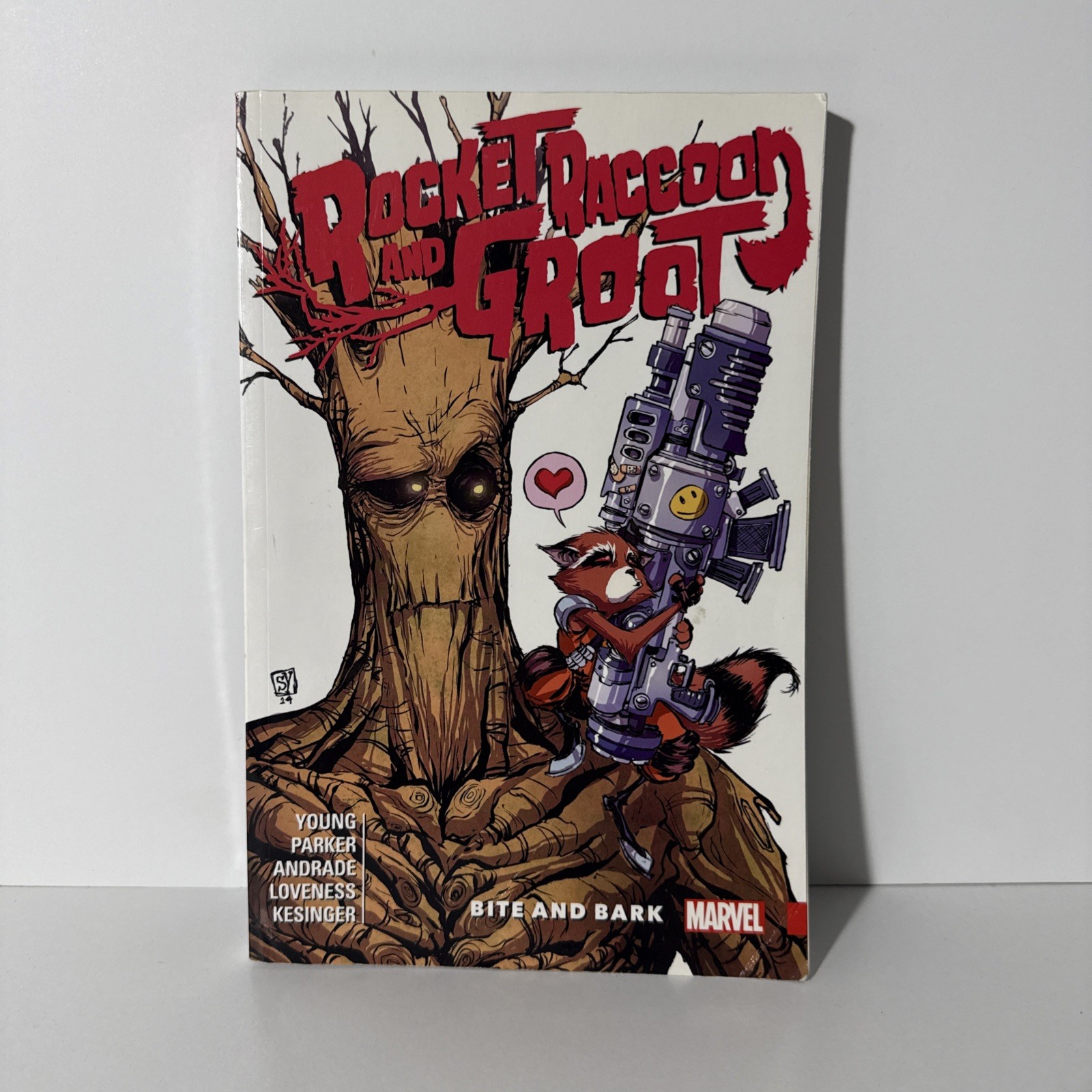 Rocket Racoon and Groot-Bite and Bark  Marvel Graphic Novel Guardians of Galaxy