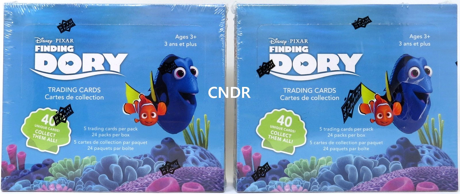 2 BOX LOT 2016 Upper Deck Disney FINDING DORY sealed trading card boxes 24 packs