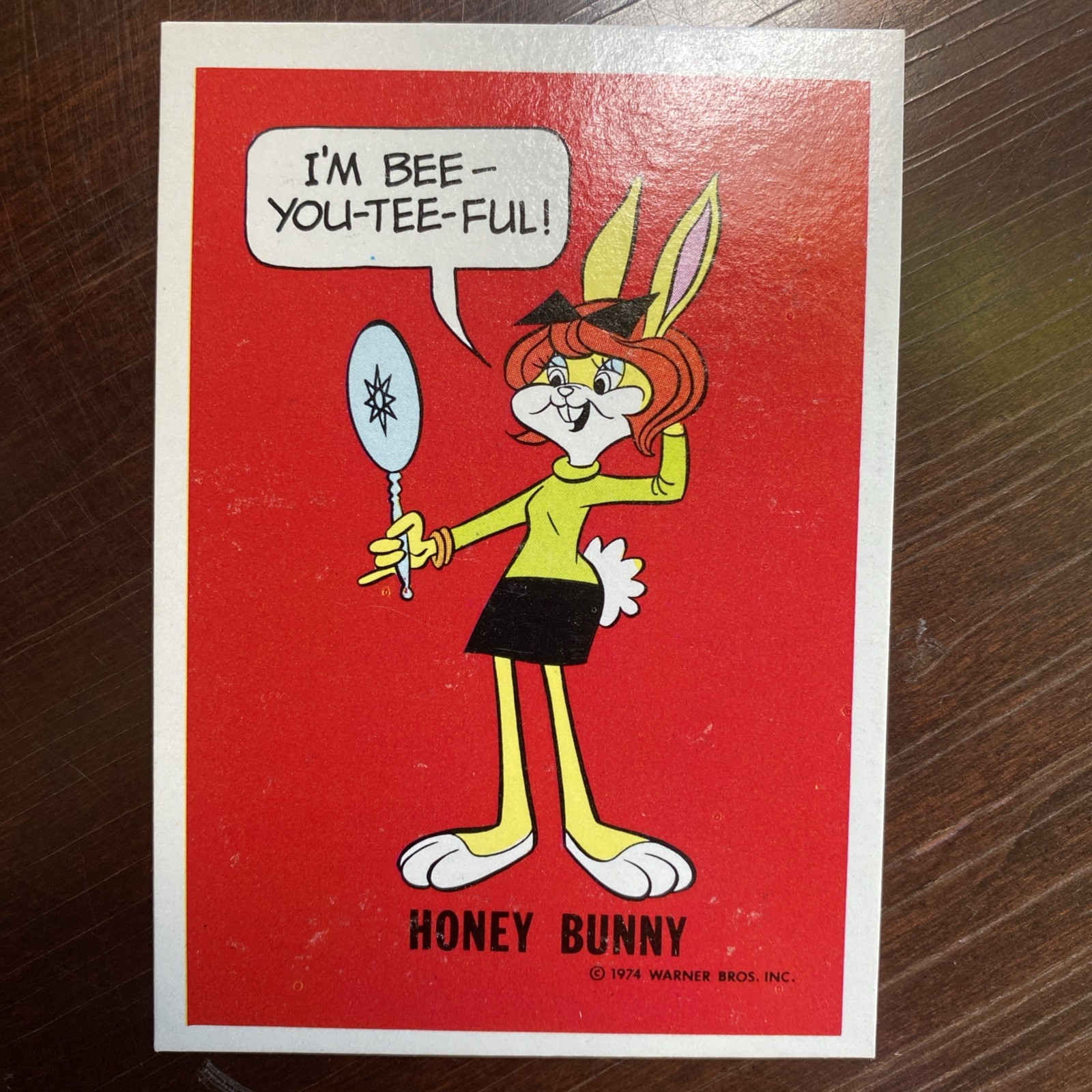 1974 National Periodical Wonder Bread Warner Bros. Honey Bunny 