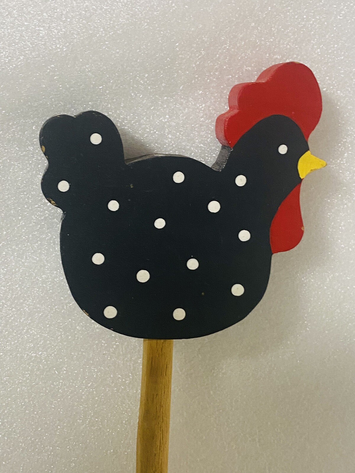 Rooster Wood Spoon Chicken Farm Country Vintage 15”