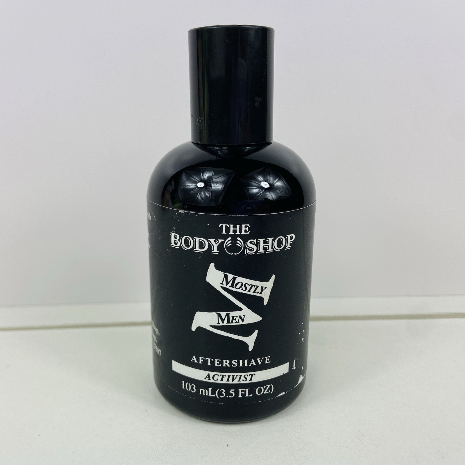 Vintage 1986 The Body Shop Activist Aftershave 3.5 oz Mostly Men Vintage 1986 The Body Shop Activist Aftershave 3.5 oz Mostly Men