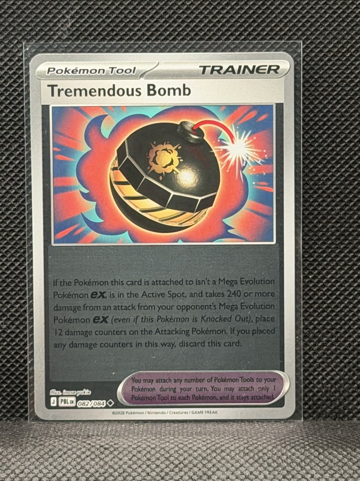 2026 Pokemon Pitch Black PBL EN - Uncommon Tremendous Bomb #82 Reverse Holo