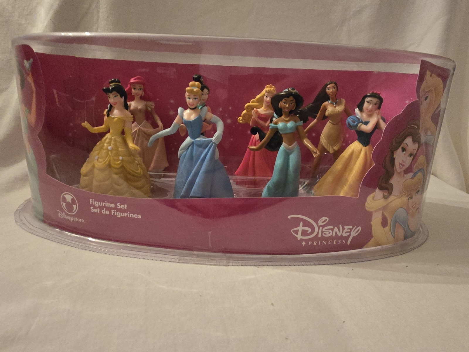 Disney Store Exclusive Disney Princesses Figurine Set 8 Figures Factory Sealed