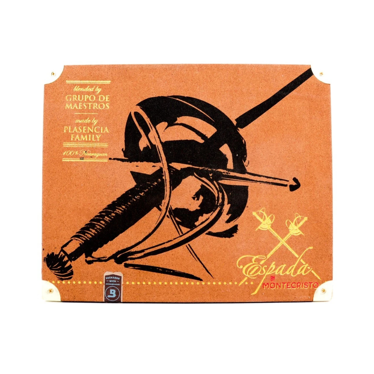 Montecristo Espada Guard Empty Wood Cigar Box 9