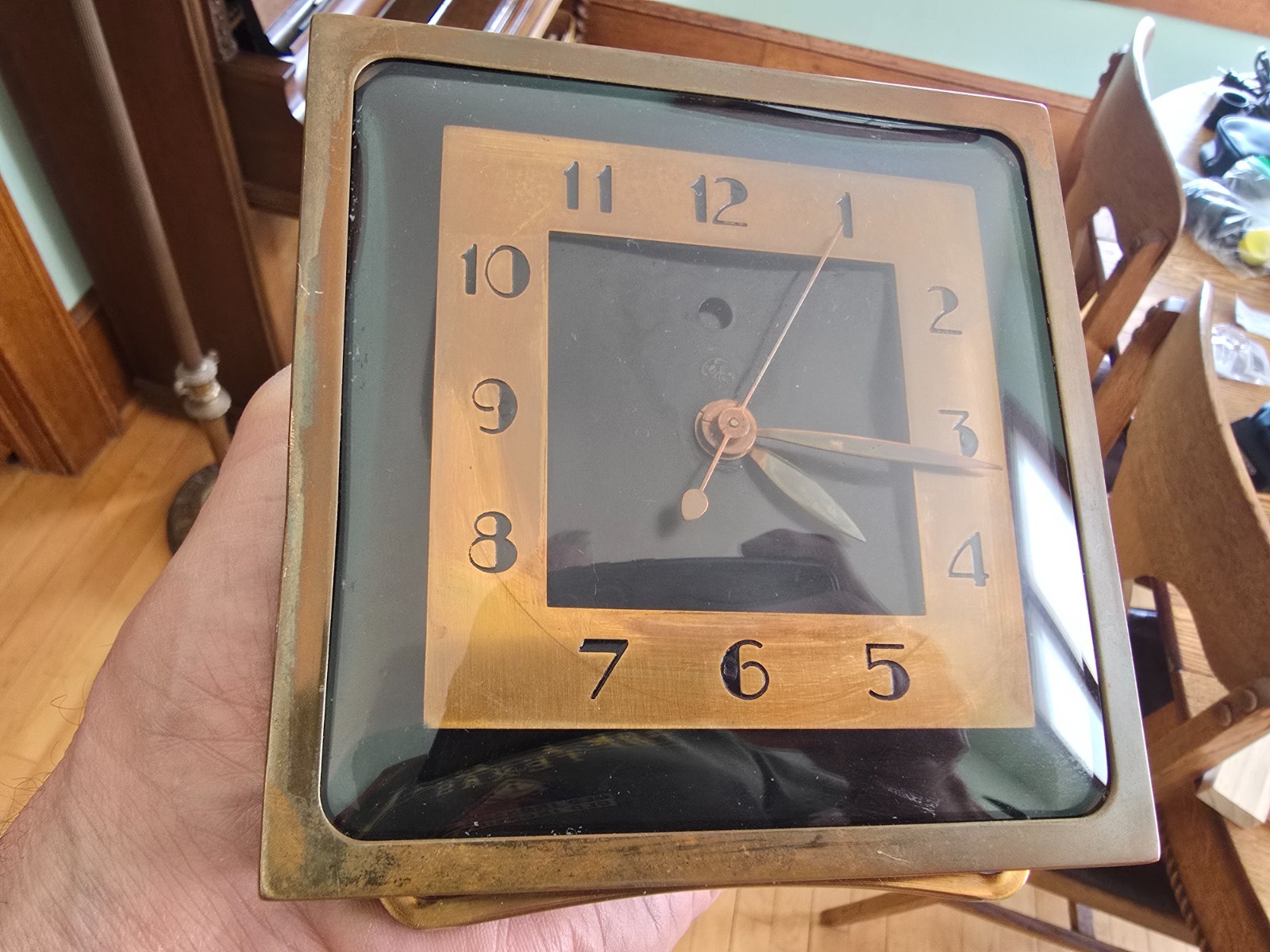 General Electric Debutante Art Deco Clock—Model AB-4F52
