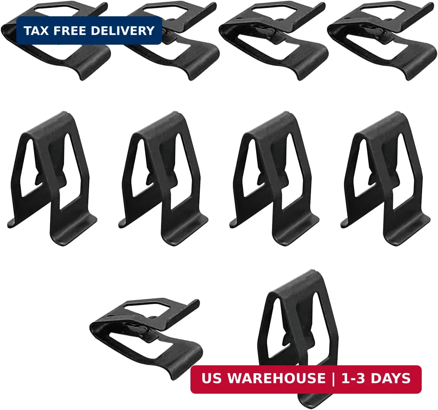 Augeny 10 PCS Dashboard Trim Clips, Metal Car Front Console Dash Retainer, Unive Augeny 10 PCS Dashboard Trim Clips, Metal Car Front Console Dash Retainer, Unive
