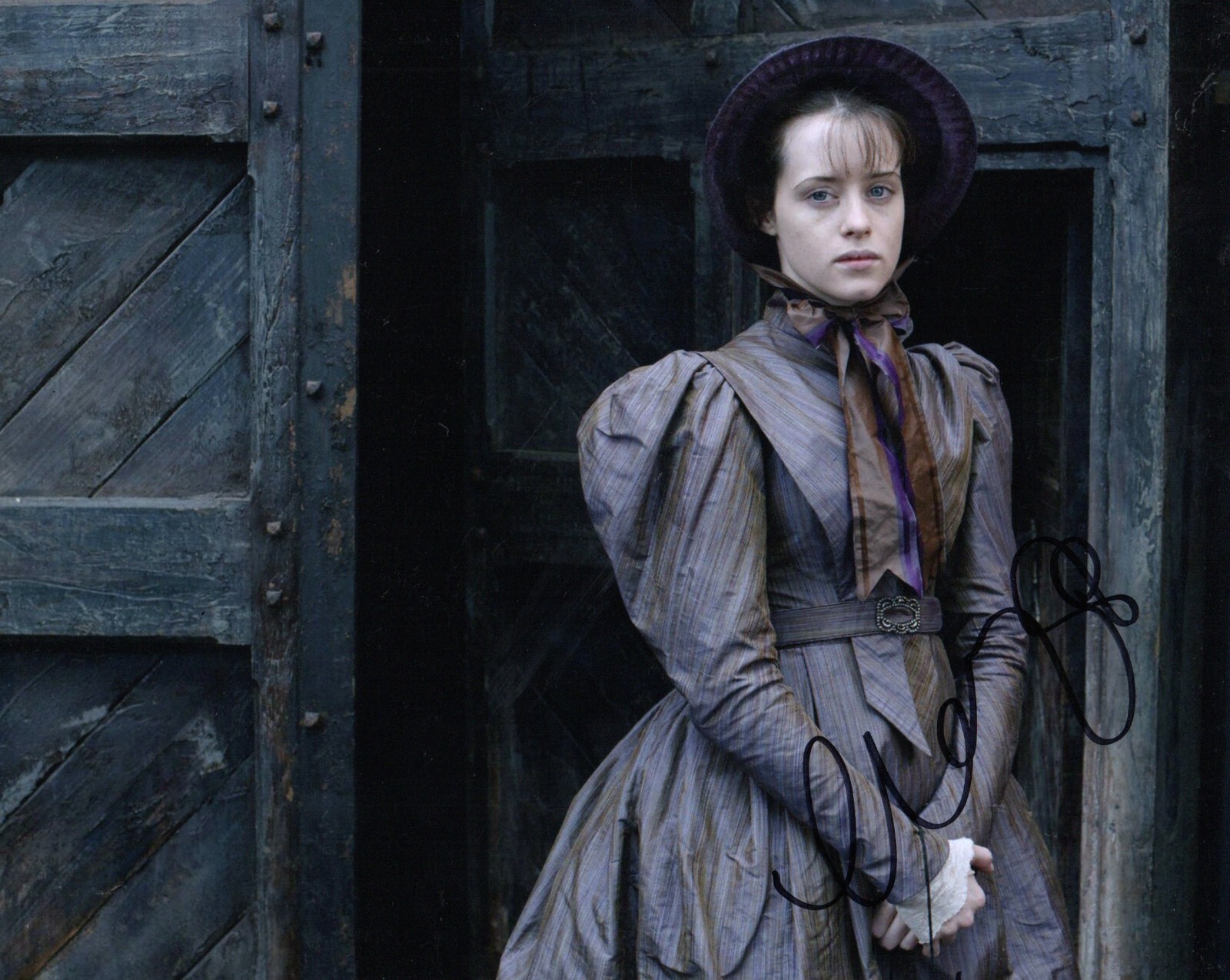 CLAIRE FOY SIGNED PHOTO (2) LITTLE DORRIT
