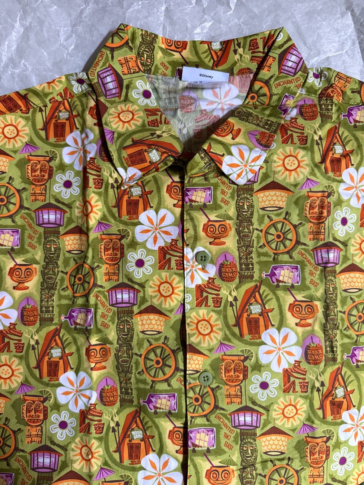 2020 Shag In The Enchanted Tiki Bar Hawaiian Camp Shirt Large NEW