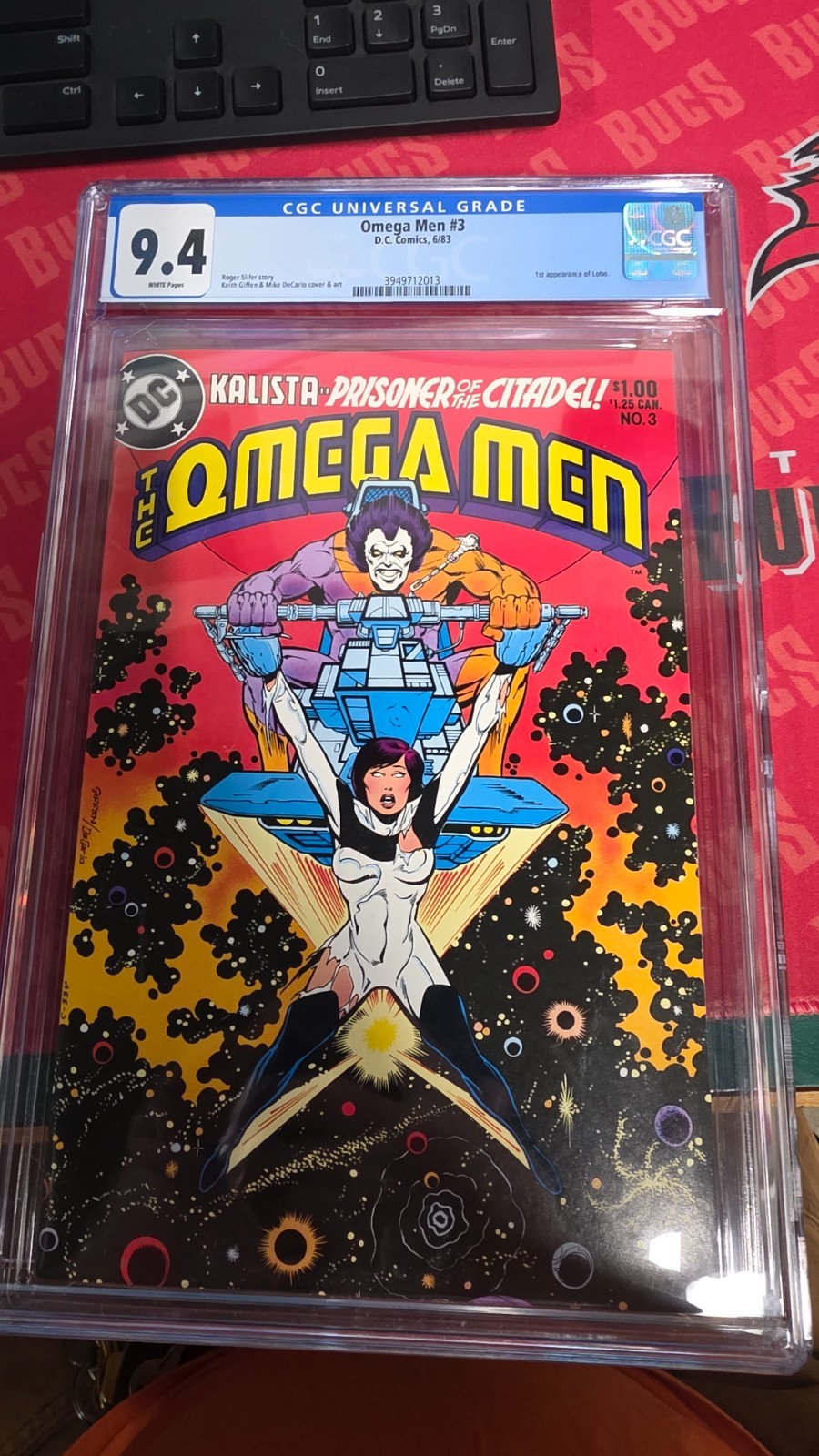 Omega Men #3 1983 DC Comics CGC 9.4 1st app Lobo White Pages Omega Men #3 1983 DC Comics CGC 9.4 1st app Lobo White Pages
