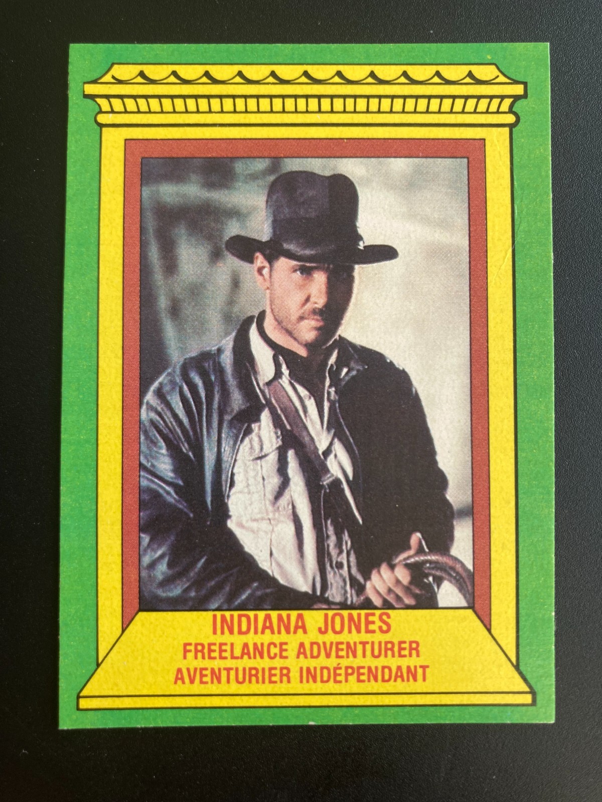 1981 O-Pee-Chee OPC Raiders of the Lost Ark Indiana Jones #2 VG-VGEX 1981 O-Pee-Chee OPC Raiders of the Lost Ark Indiana Jones #2 VG-VGEX