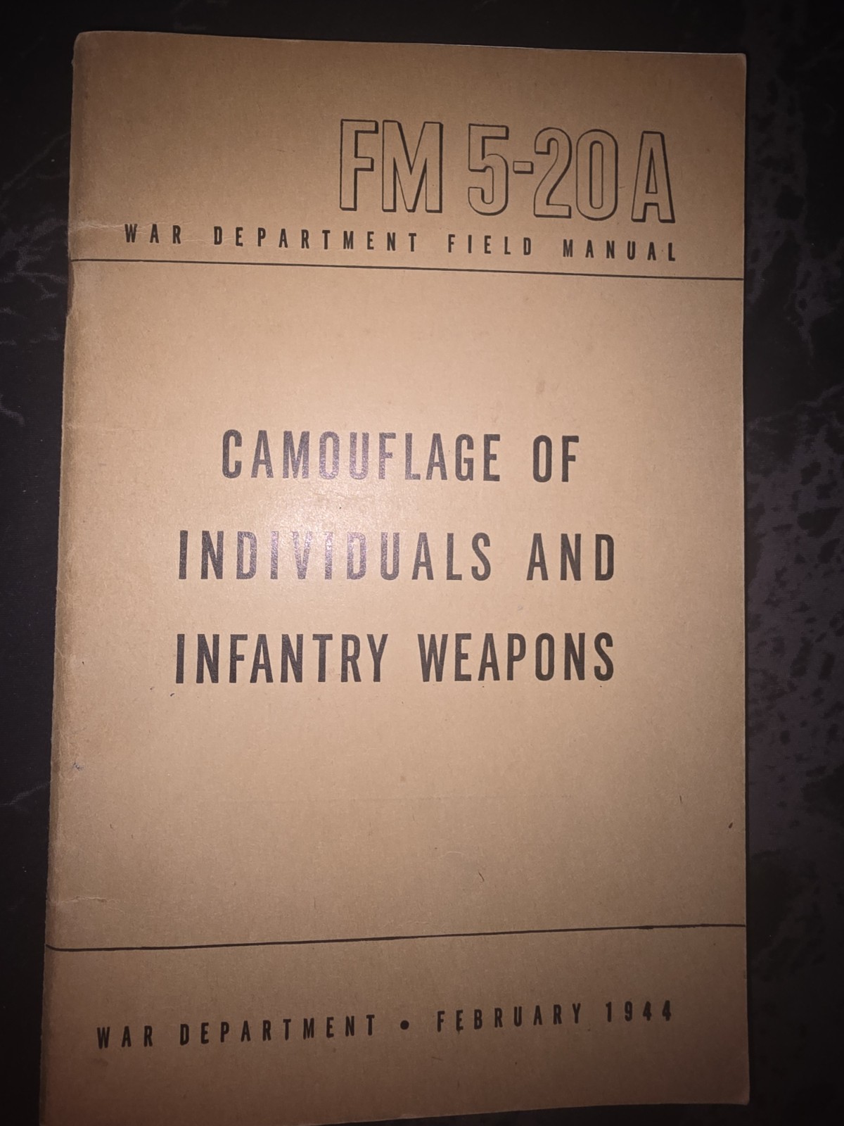 Camouflage Of Individuals And Infantry Weapons Vintage 1944 War Department Camouflage Of Individuals And Infantry Weapons Vintage 1944 War Department