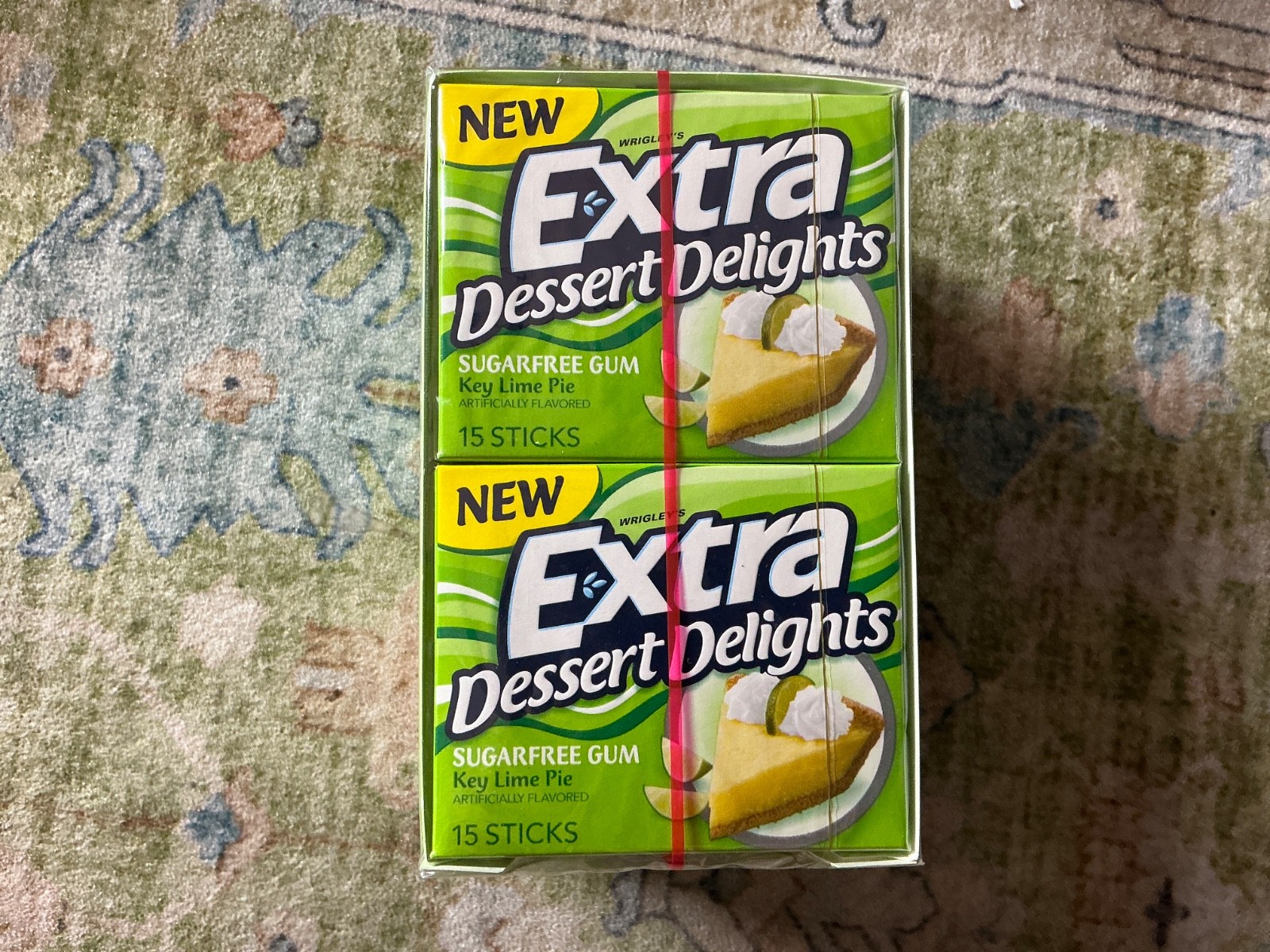 RARE (10) sealed packs Extra Dessert Delights Key Lime Pie discontinued gum 2011 RARE (10) sealed packs Extra Dessert Delights Key Lime Pie discontinued gum 2011