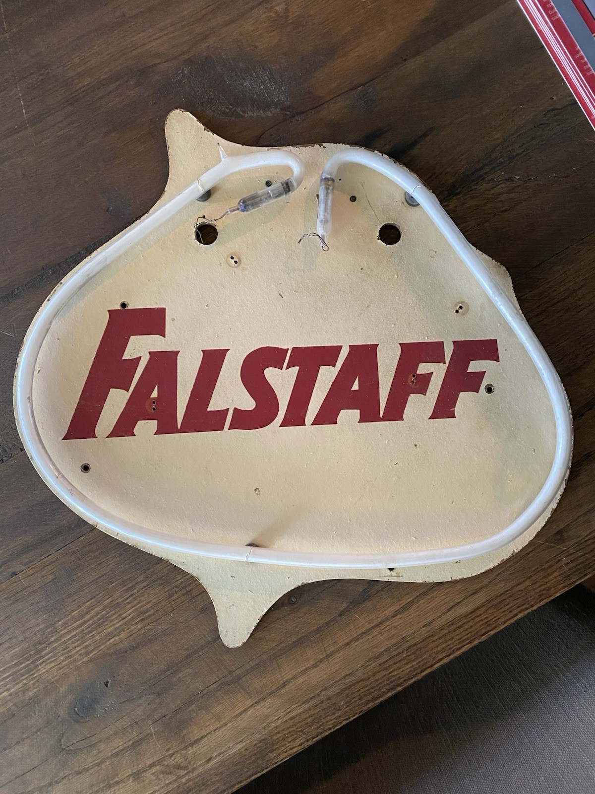 Falstaff Beer 1950’s Neon Sign Parts Countryman