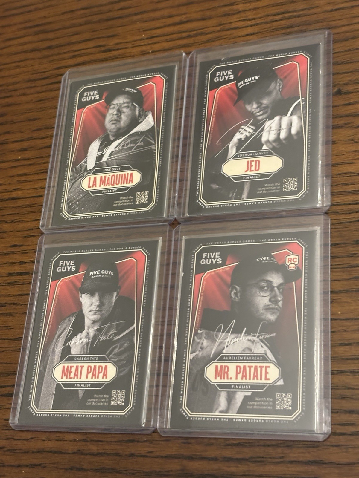 Five Guys Trading Card Five Guys Trading Card